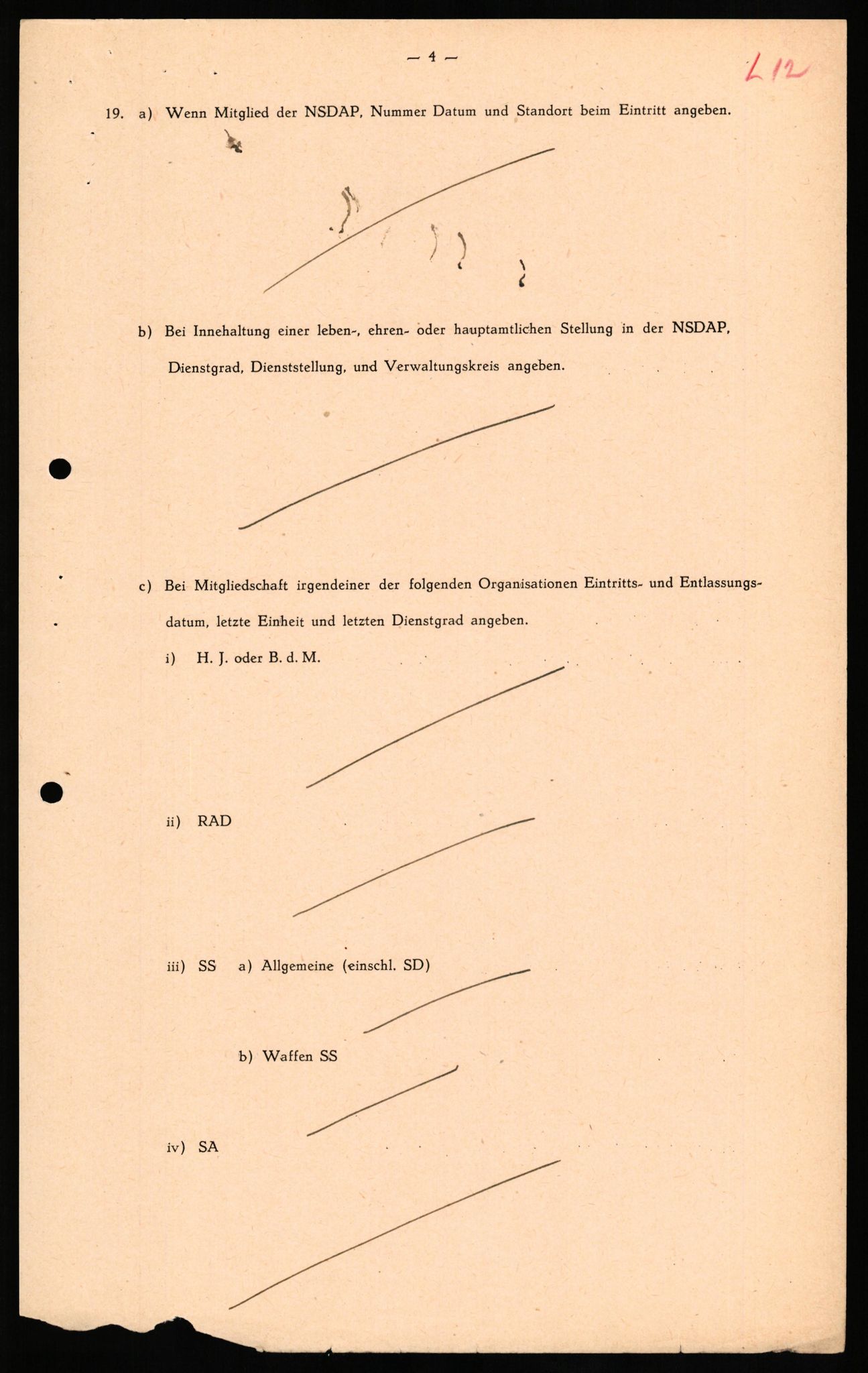 Forsvaret, Forsvarets overkommando II, AV/RA-RAFA-3915/D/Db/L0020: CI Questionaires. Tyske okkupasjonsstyrker i Norge. Tyskere., 1945-1946, p. 256