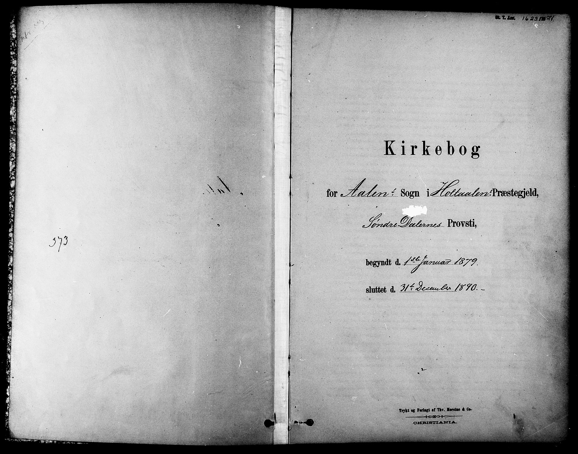 Ministerialprotokoller, klokkerbøker og fødselsregistre - Sør-Trøndelag, SAT/A-1456/686/L0983: Parish register (official) no. 686A01, 1879-1890