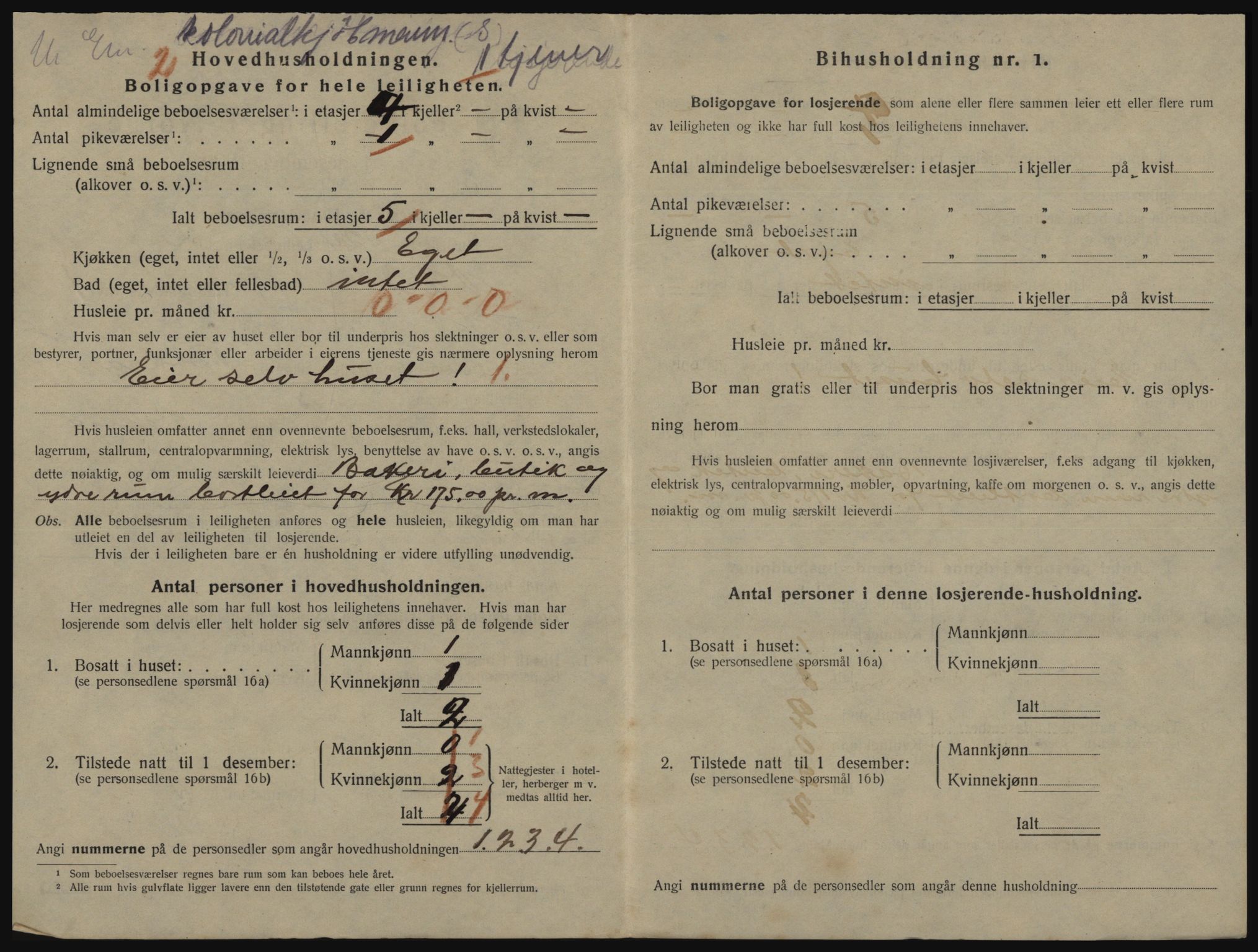 SATØ, 1920 census for Vardø, 1920, p. 1436