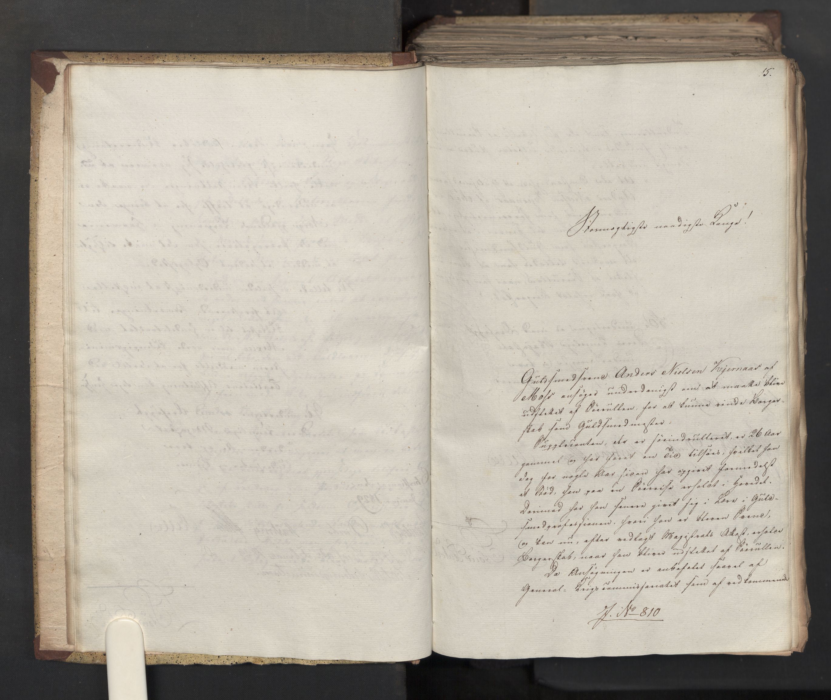 Statsrådsavdelingen i Stockholm, AV/RA-S-1003/D/Da/L0058: Regjeringsinnstillinger nr. 808-1073, 1829, p. 14