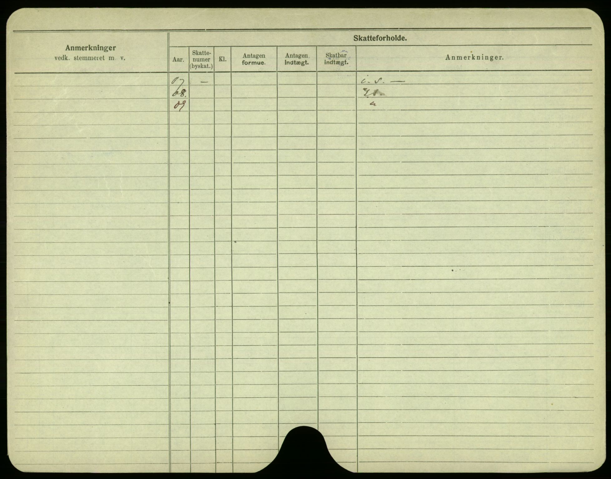 Oslo folkeregister, Registerkort, AV/SAO-A-11715/F/Fa/Fac/L0005: Menn, 1906-1914, p. 527b