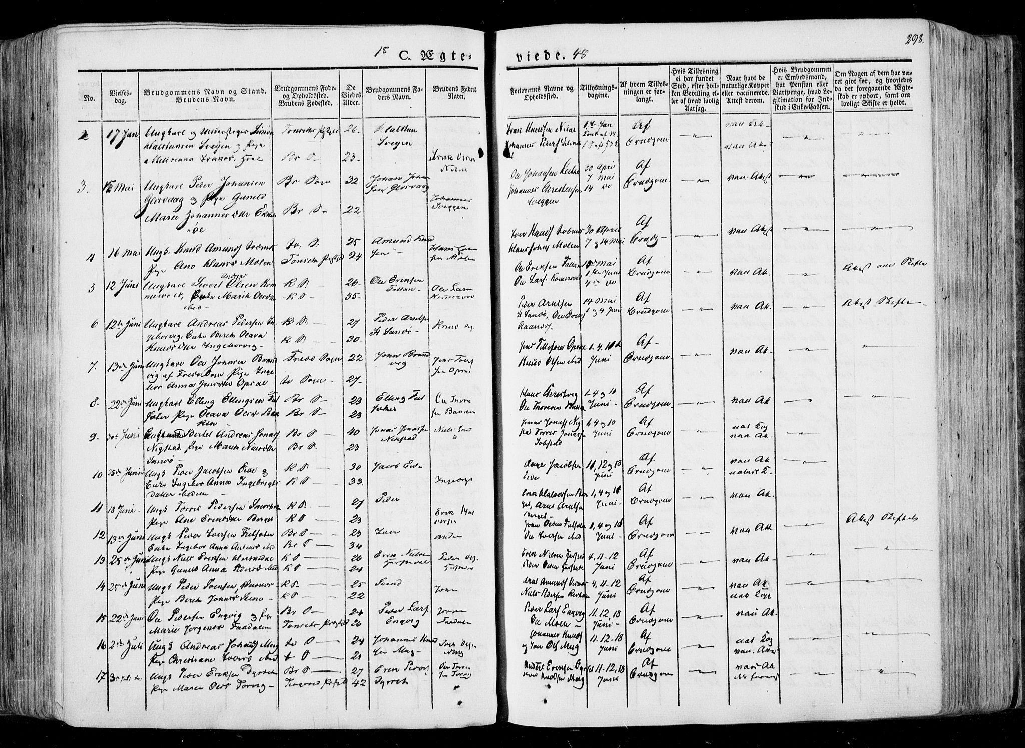 Ministerialprotokoller, klokkerbøker og fødselsregistre - Møre og Romsdal, SAT/A-1454/568/L0803: Parish register (official) no. 568A10, 1830-1853, p. 298