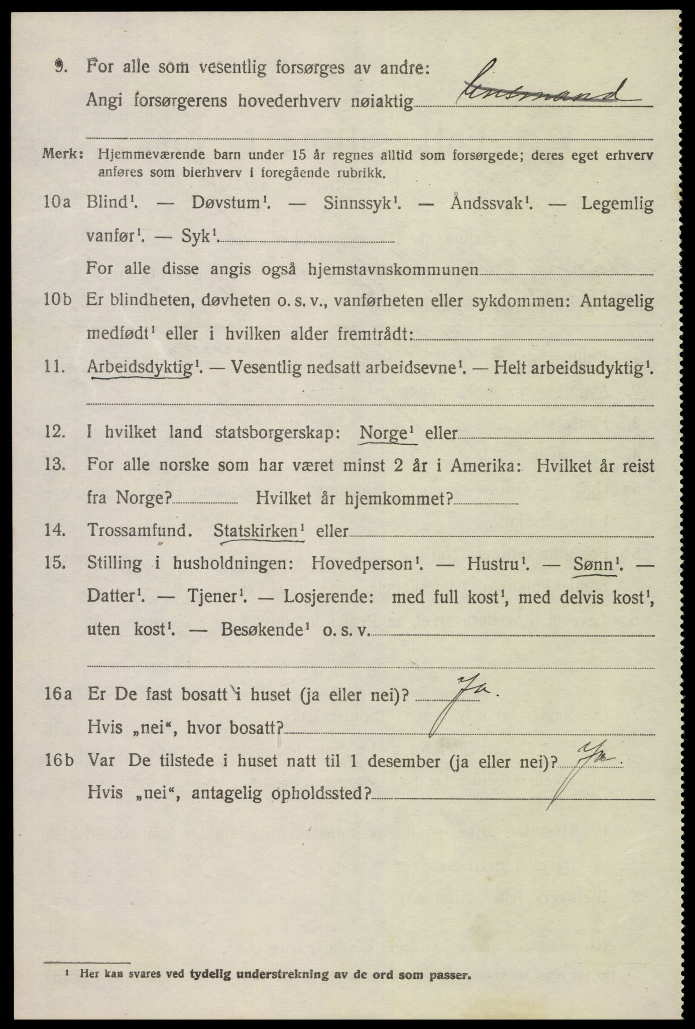 SAK, 1920 census for Eide, 1920, p. 655