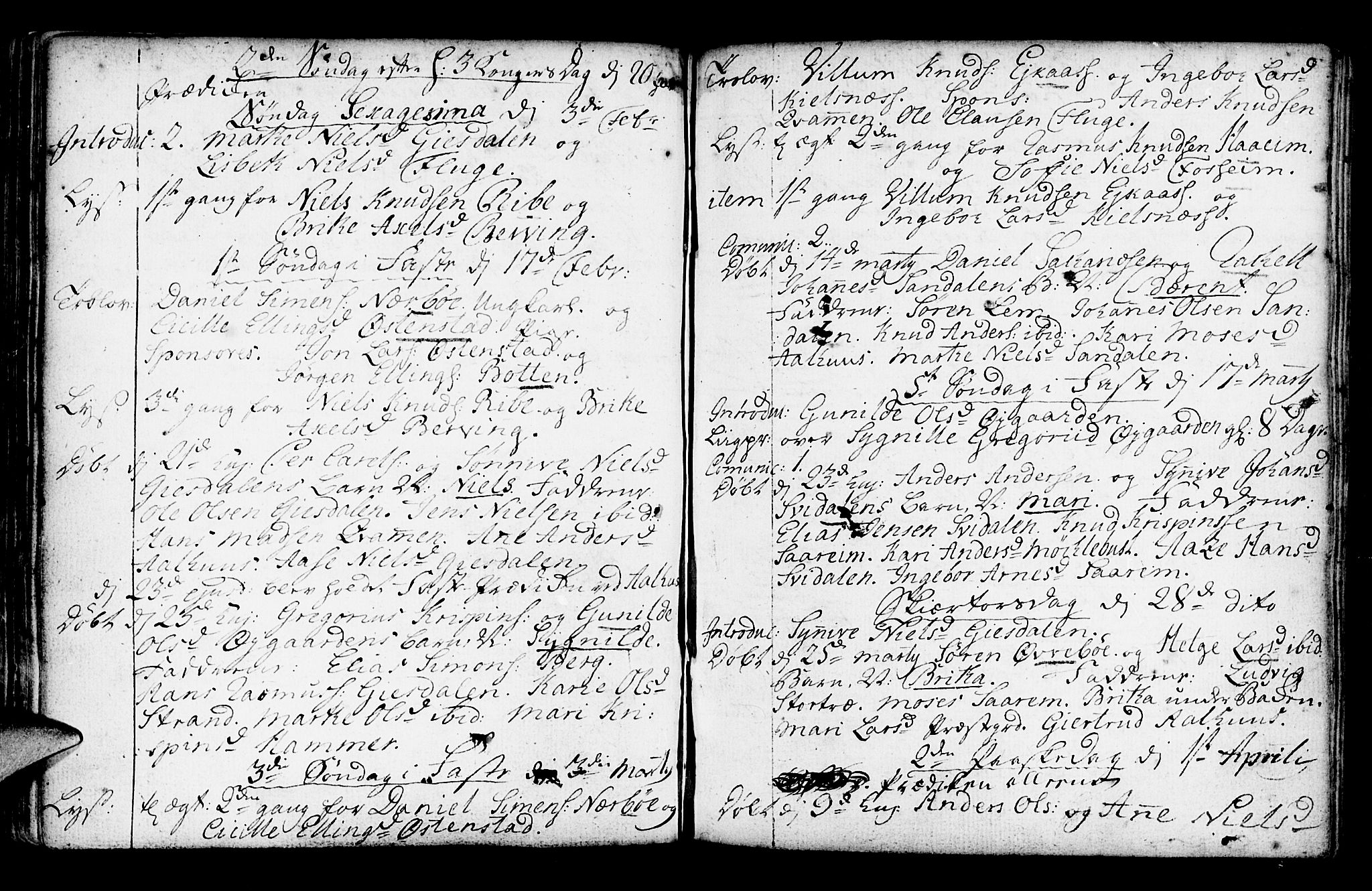 Jølster sokneprestembete, SAB/A-80701/H/Haa/Haaa/L0003: Parish register (official) no. A 3, 1748-1789, p. 129