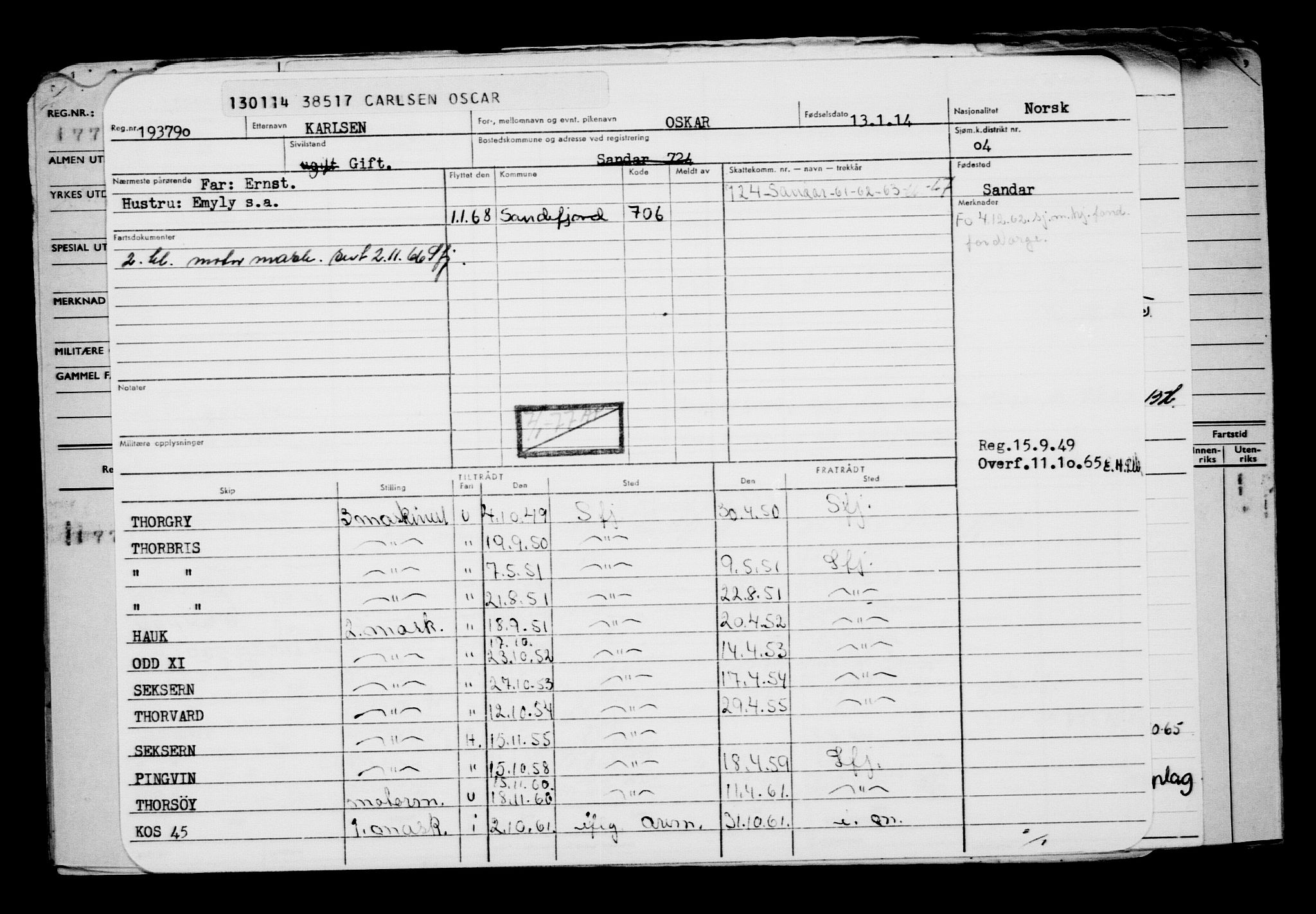 Direktoratet for sjømenn, AV/RA-S-3545/G/Gb/L0118: Hovedkort, 1914, p. 29