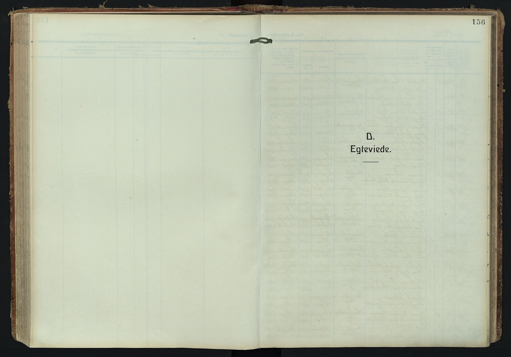 Bragernes kirkebøker, SAKO/A-6/F/Fc/L0008: Parish register (official) no. III 8, 1909-1921, p. 156