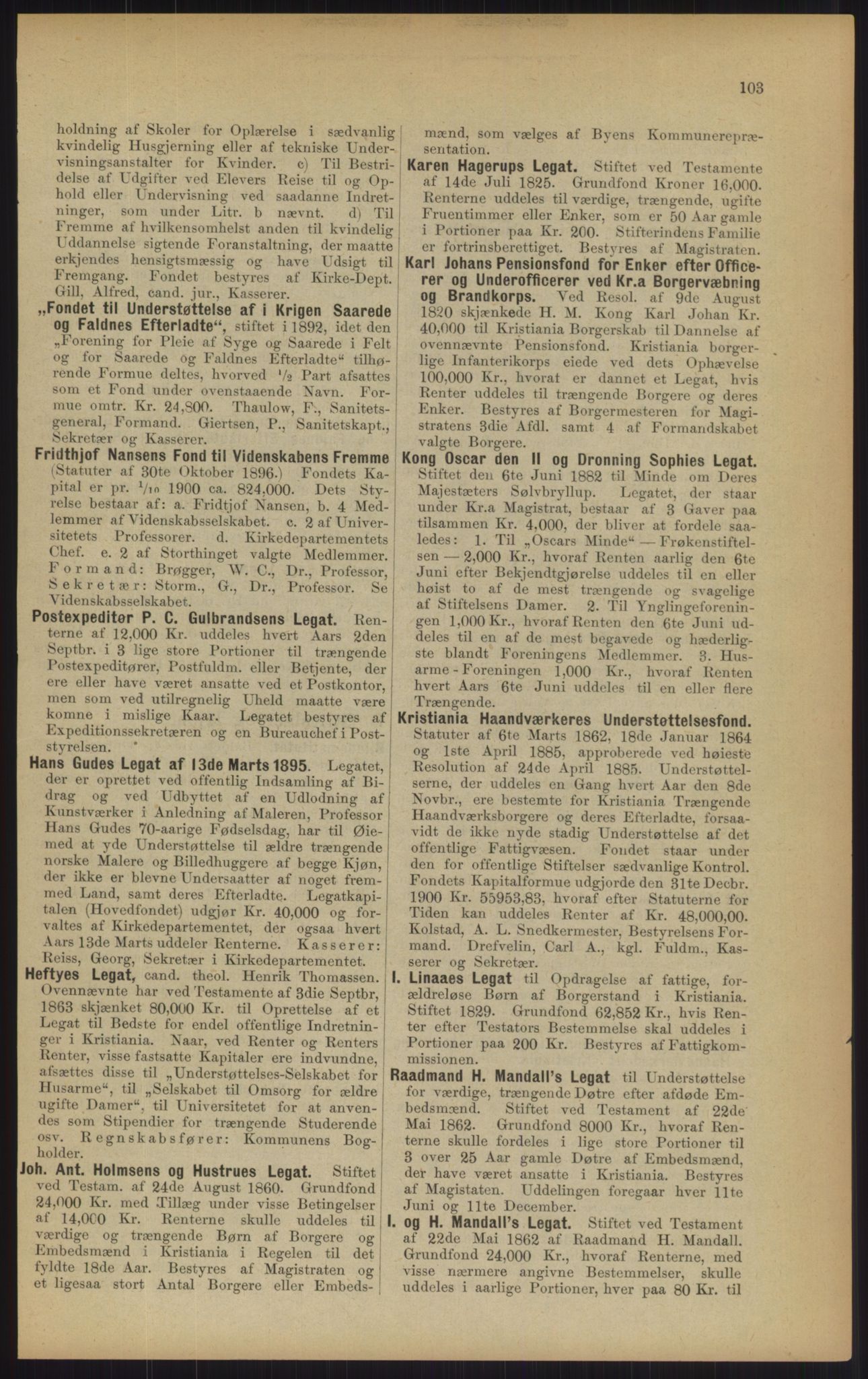 Kristiania/Oslo adressebok, PUBL/-, 1902, p. 103