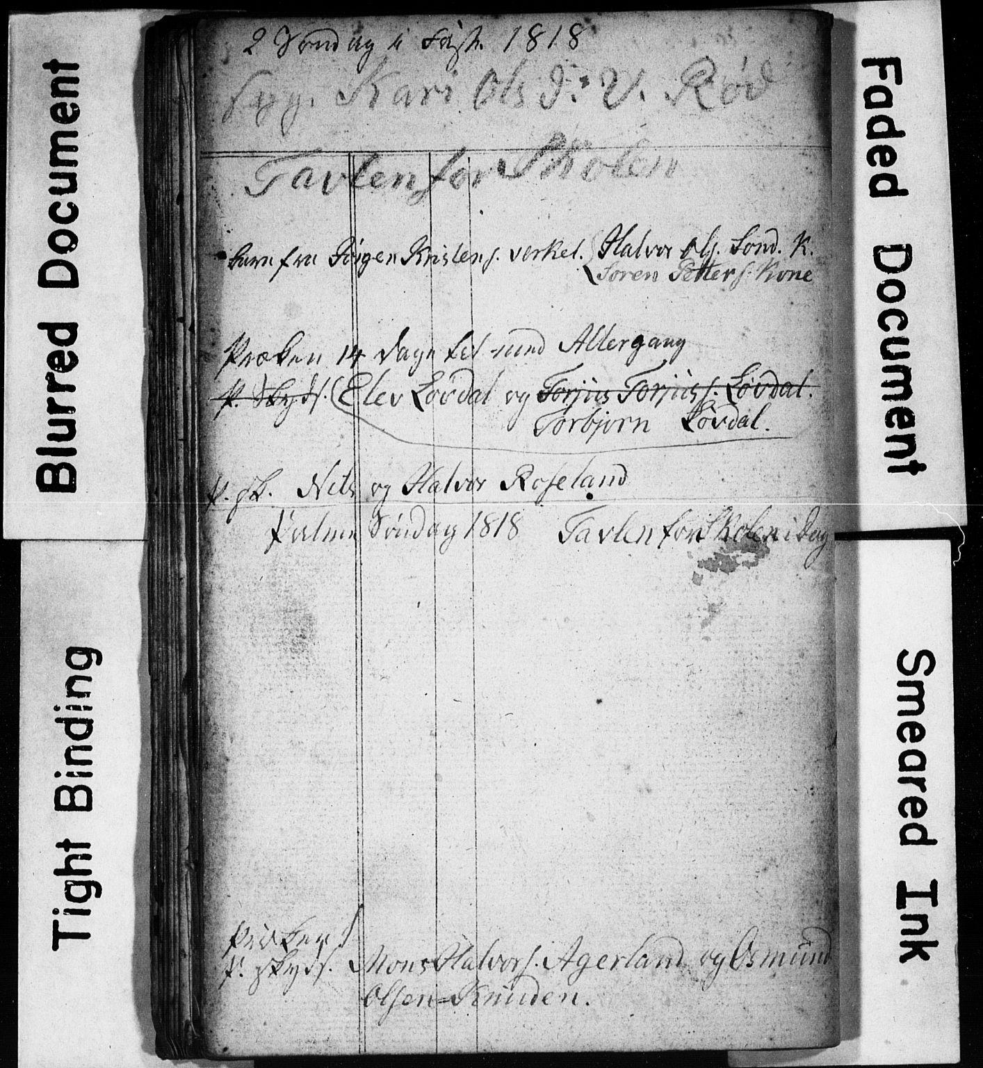 Søndeled sokneprestkontor, SAK/1111-0038/F/Ff/L0001: Banns register no. A VI 4, 1784-1820