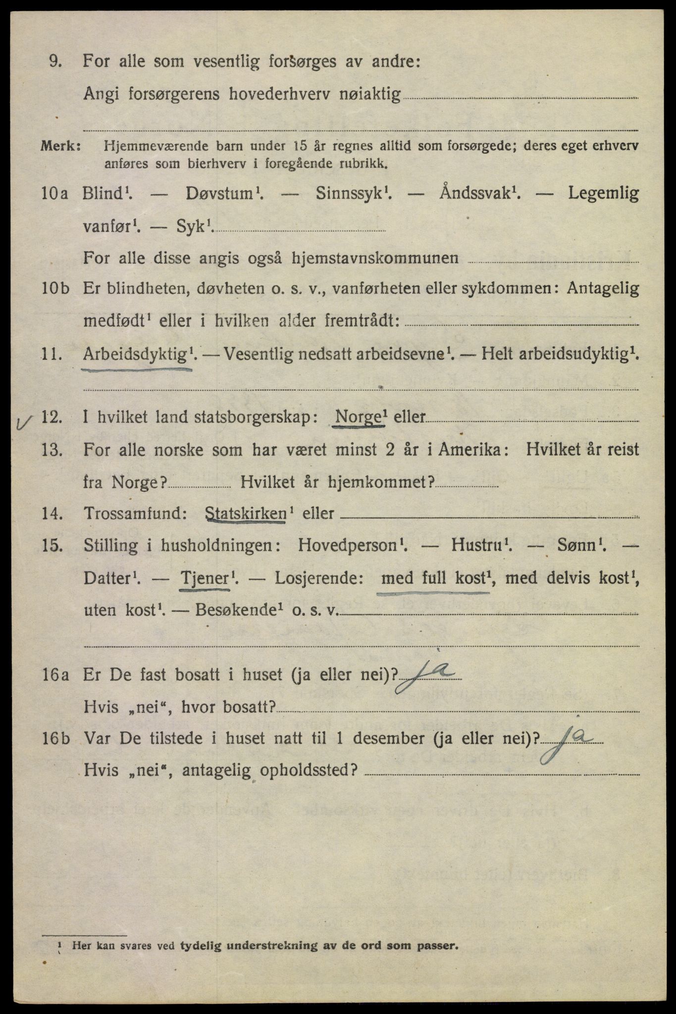 SAO, 1920 census for Kristiania, 1920, p. 618046