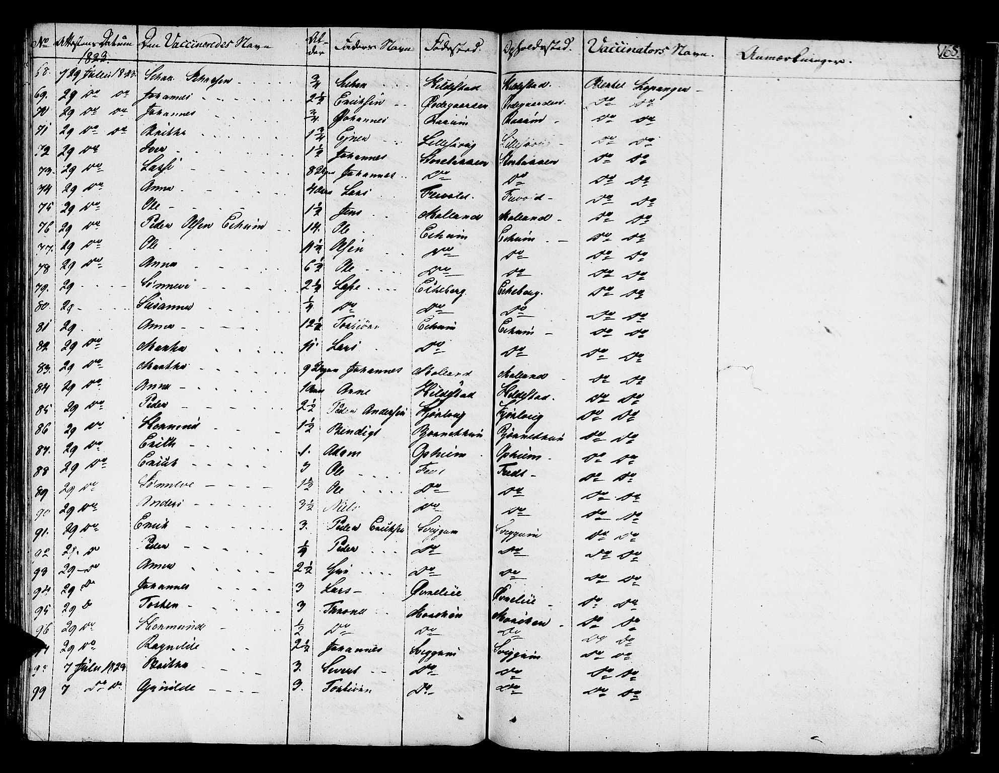 Hafslo sokneprestembete, AV/SAB-A-80301/H/Haa/Haaa/L0004: Parish register (official) no. A 4, 1821-1834, p. 168