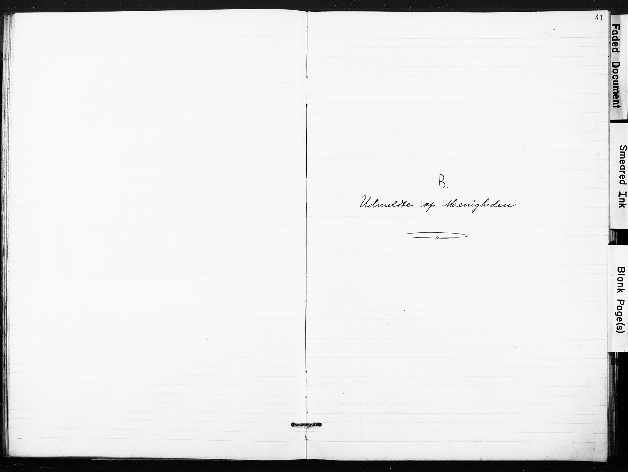 Kristi menighet Fredrikstad , SAO/PAO-0231/A/L0002: Dissenter register no. 2, 1904-1932, p. 41