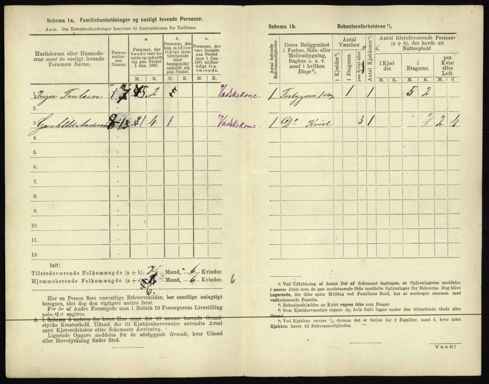 RA, 1891 census for 0601 Hønefoss, 1891, p. 72