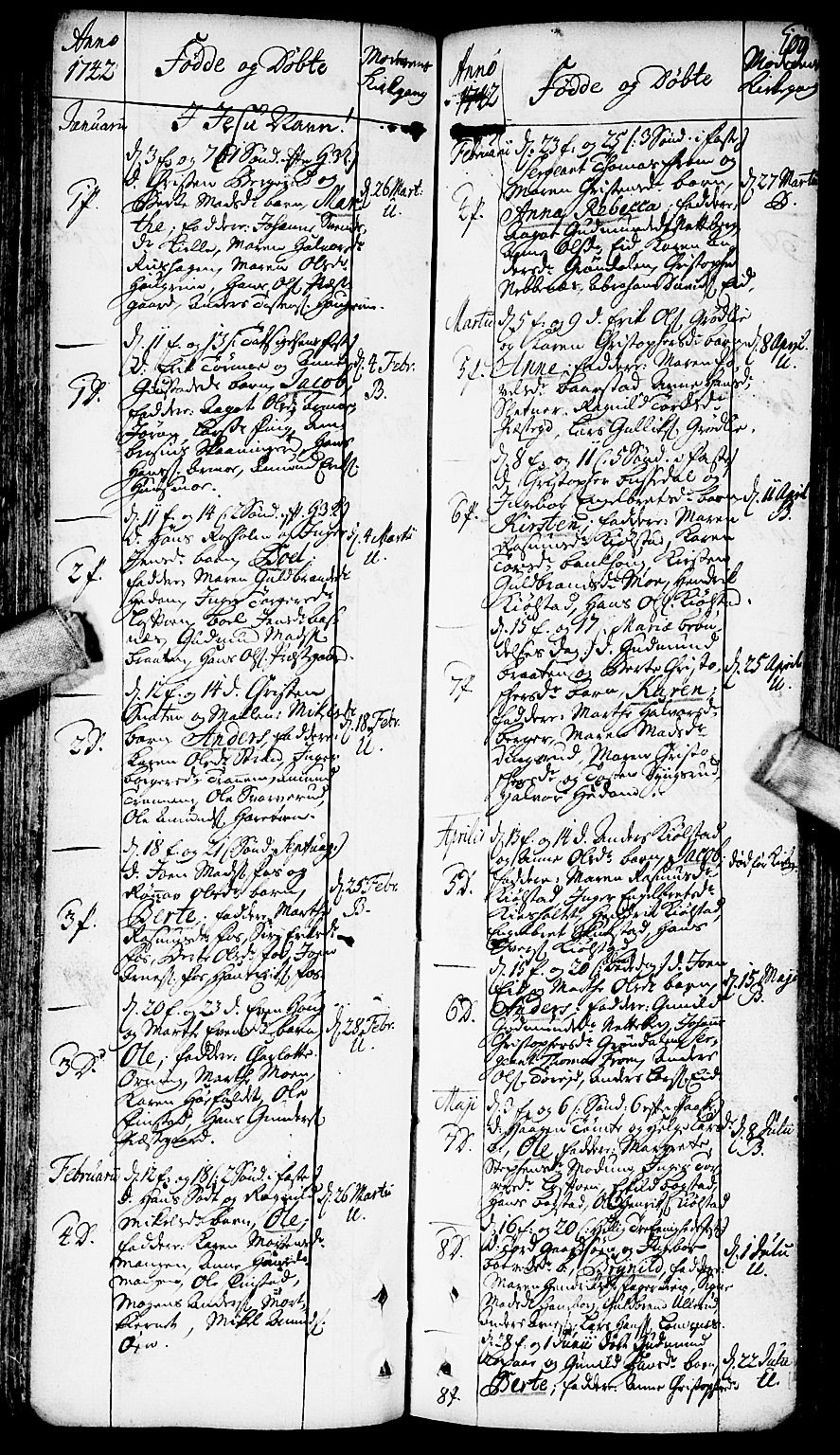 Aurskog prestekontor Kirkebøker, SAO/A-10304a/F/Fa/L0002: Parish register (official) no. I 2, 1735-1766, p. 109