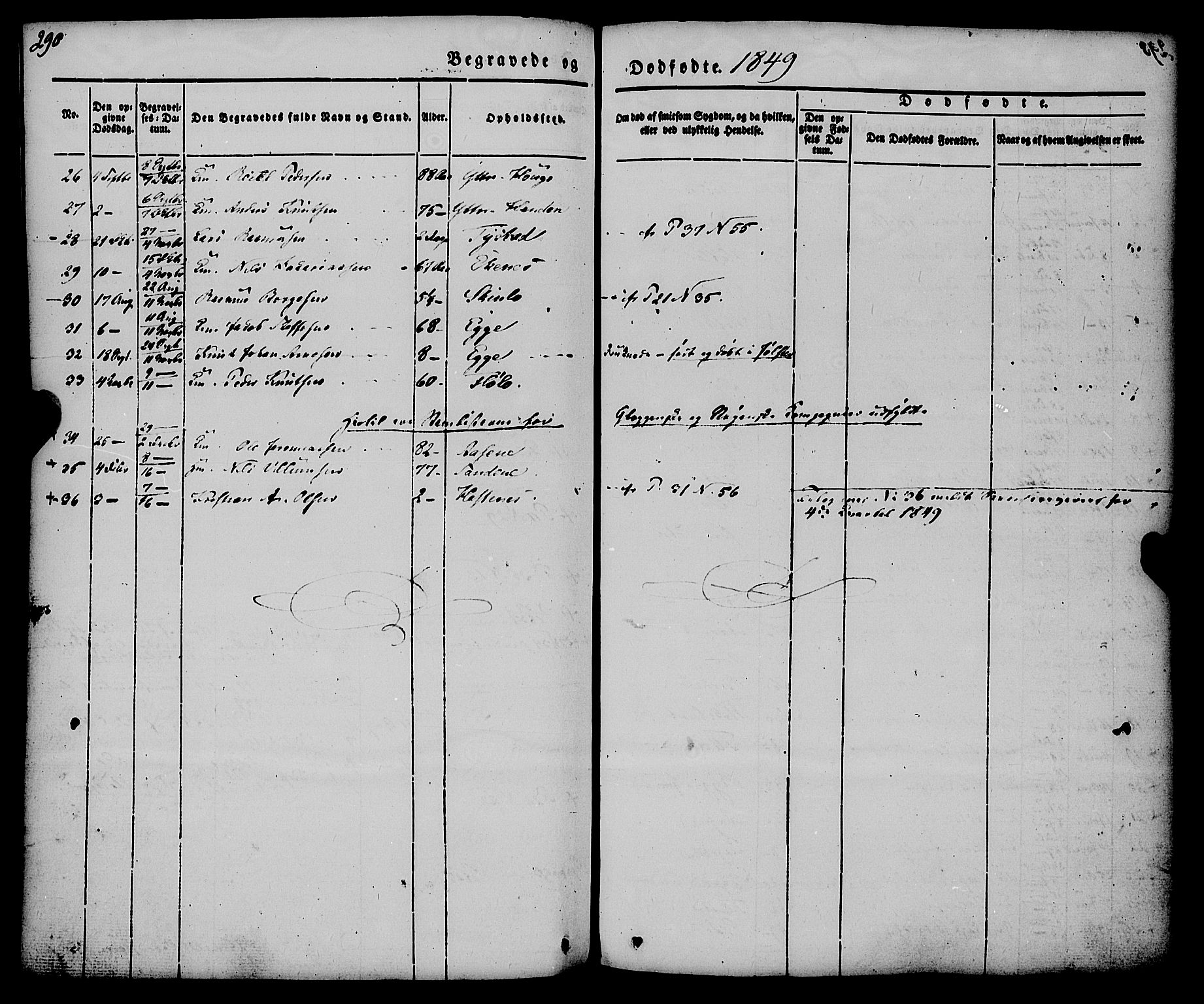 Gloppen sokneprestembete, SAB/A-80101/H/Haa/Haaa/L0008: Parish register (official) no. A 8, 1837-1855, p. 290