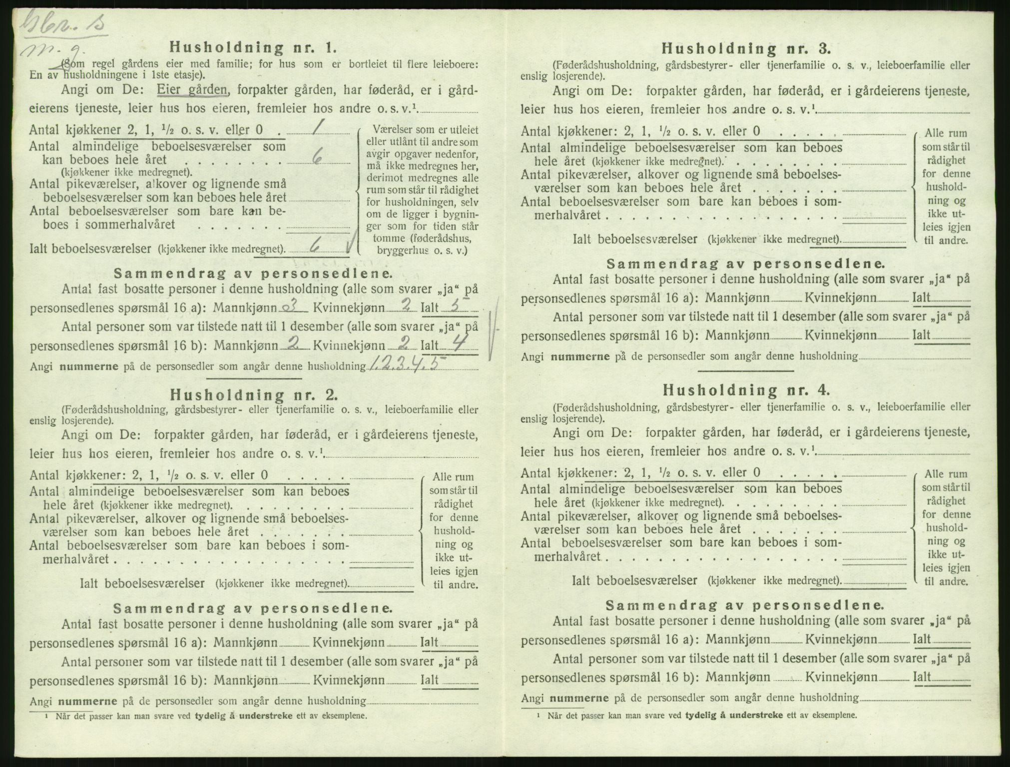 SAT, 1920 census for Eresfjord og Vistdal, 1920, p. 266