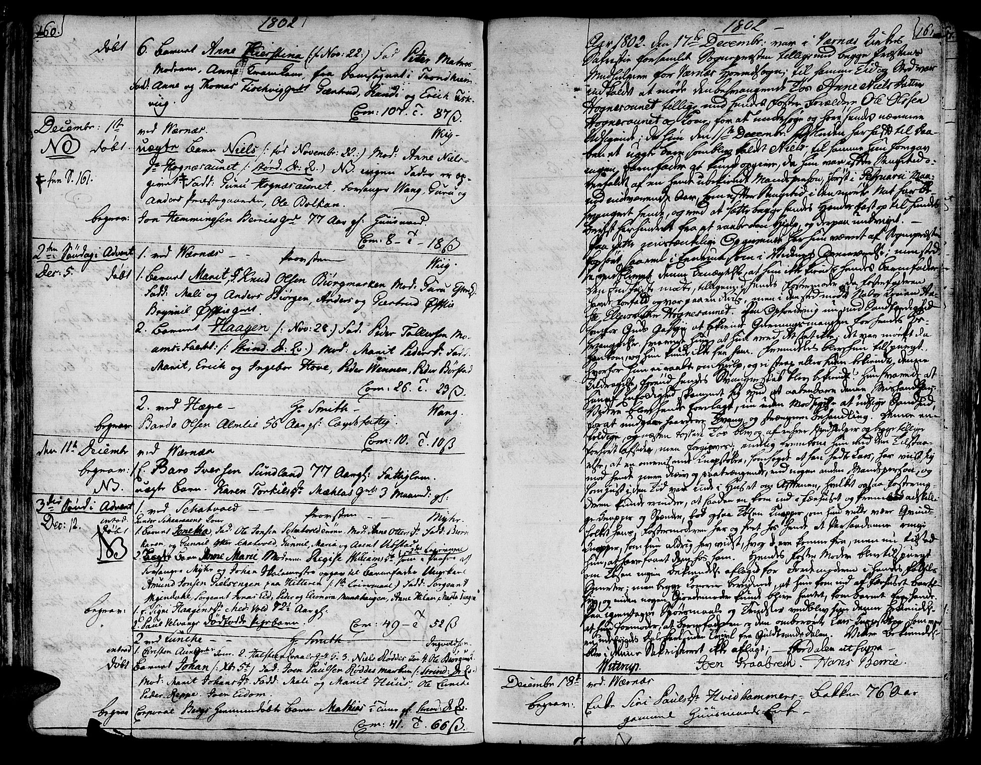 Ministerialprotokoller, klokkerbøker og fødselsregistre - Nord-Trøndelag, SAT/A-1458/709/L0060: Parish register (official) no. 709A07, 1797-1815, p. 160-161