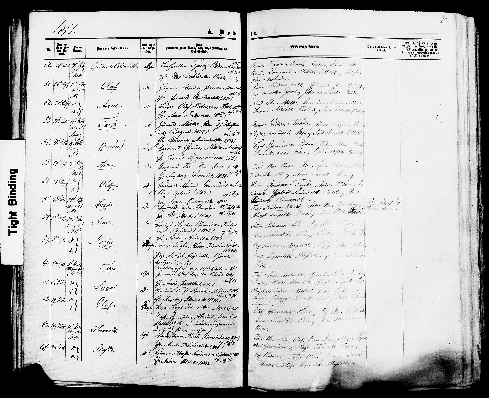 Mo kirkebøker, SAKO/A-286/F/Fa/L0006: Parish register (official) no. I 6, 1865-1885, p. 23