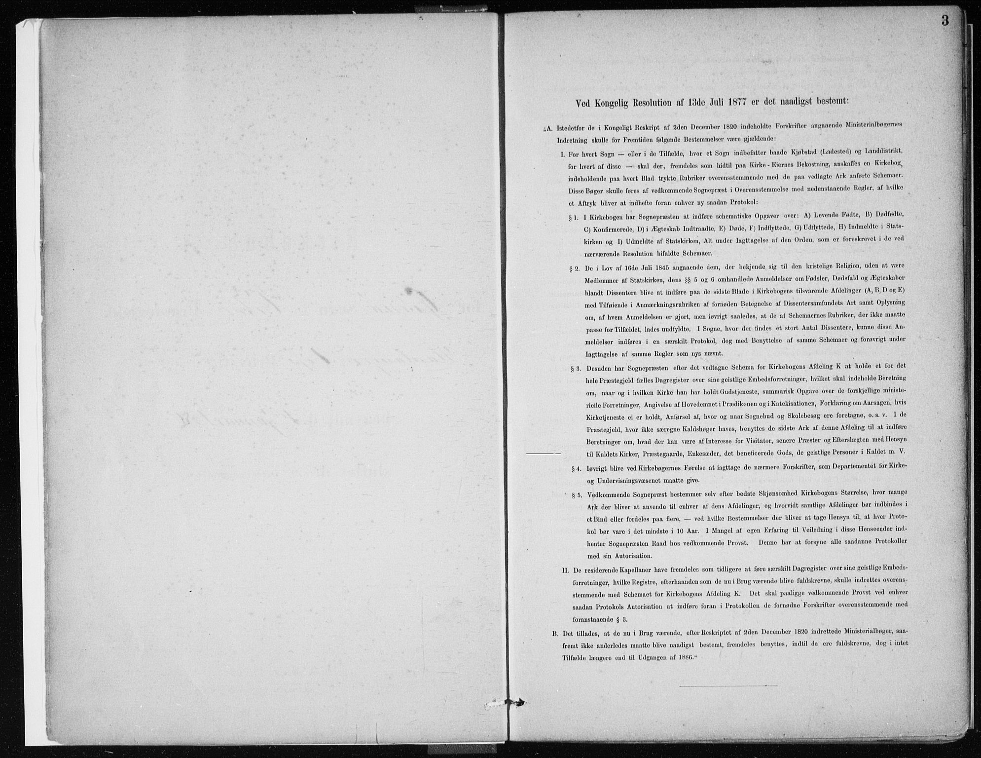 Kvam sokneprestembete, SAB/A-76201/H/Haa: Parish register (official) no. C  1, 1880-1906, p. 3