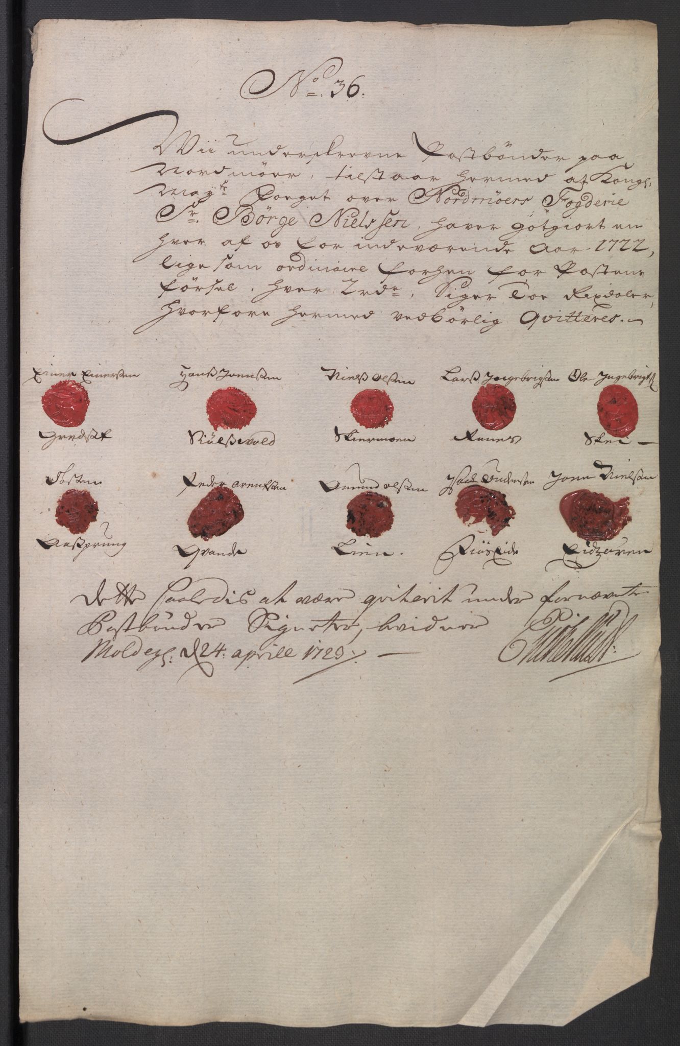 Rentekammeret inntil 1814, Reviderte regnskaper, Fogderegnskap, RA/EA-4092/R56/L3755: Fogderegnskap Nordmøre, 1722, p. 264