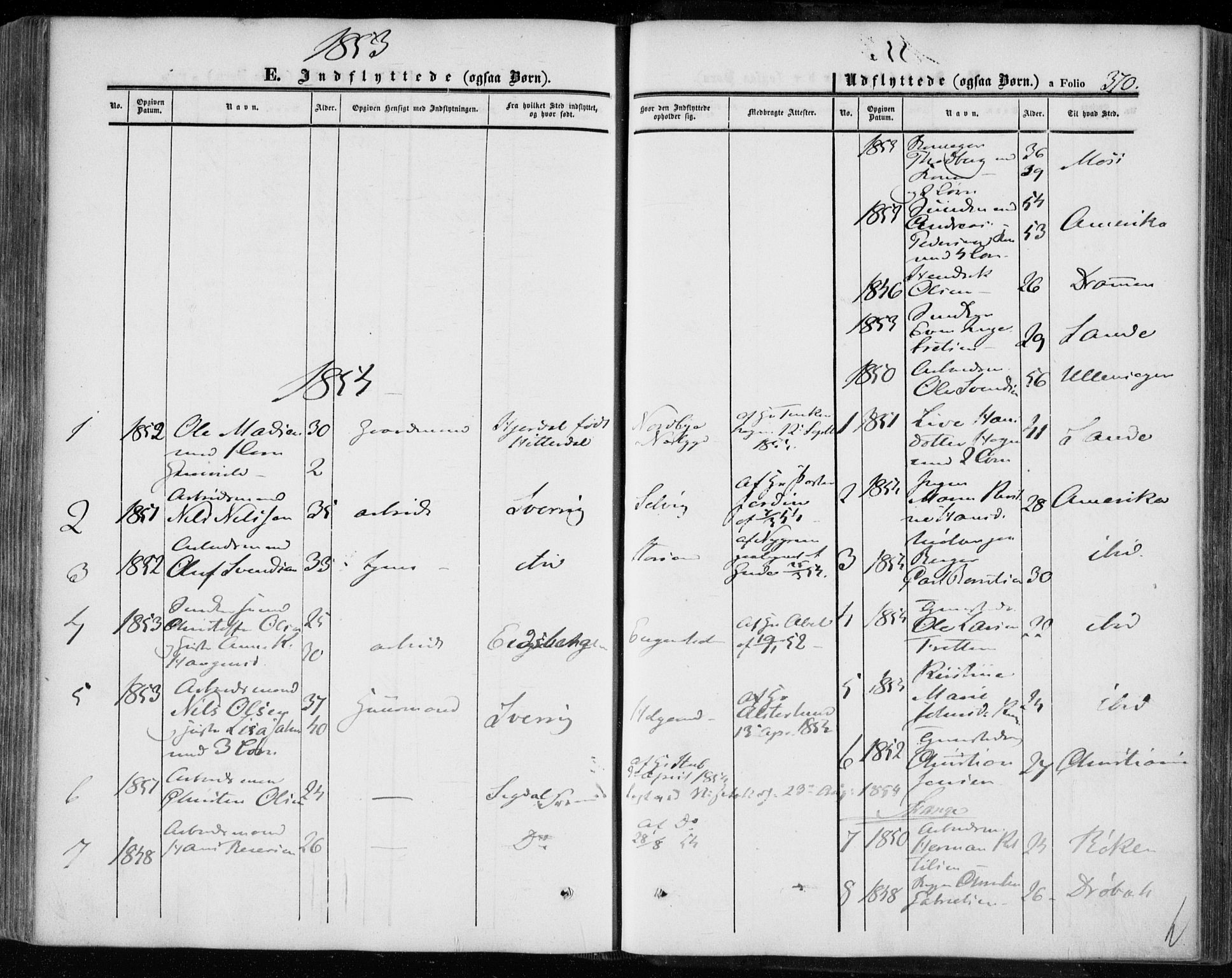 Hurum kirkebøker, SAKO/A-229/F/Fa/L0011: Parish register (official) no. 11, 1847-1860, p. 370