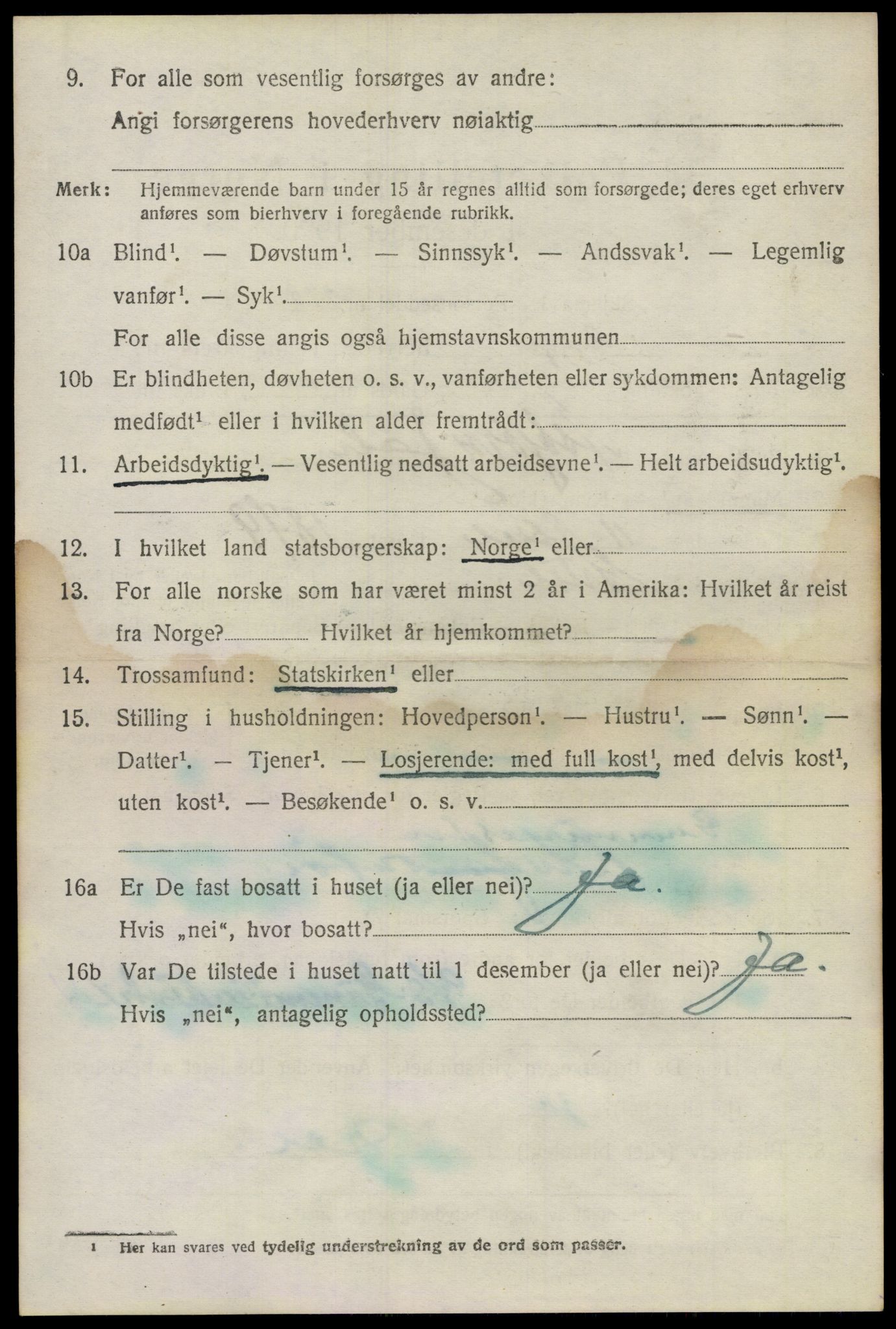 SAO, 1920 census for Rygge, 1920, p. 10172