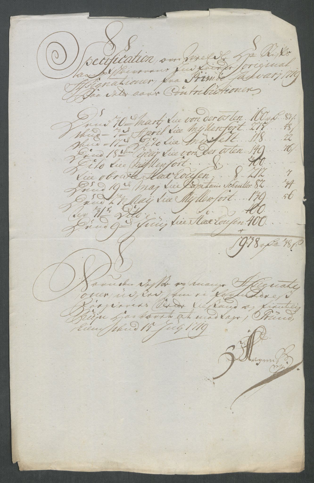 Rentekammeret inntil 1814, Reviderte regnskaper, Fogderegnskap, RA/EA-4092/R62/L4208: Fogderegnskap Stjørdal og Verdal, 1718, p. 315