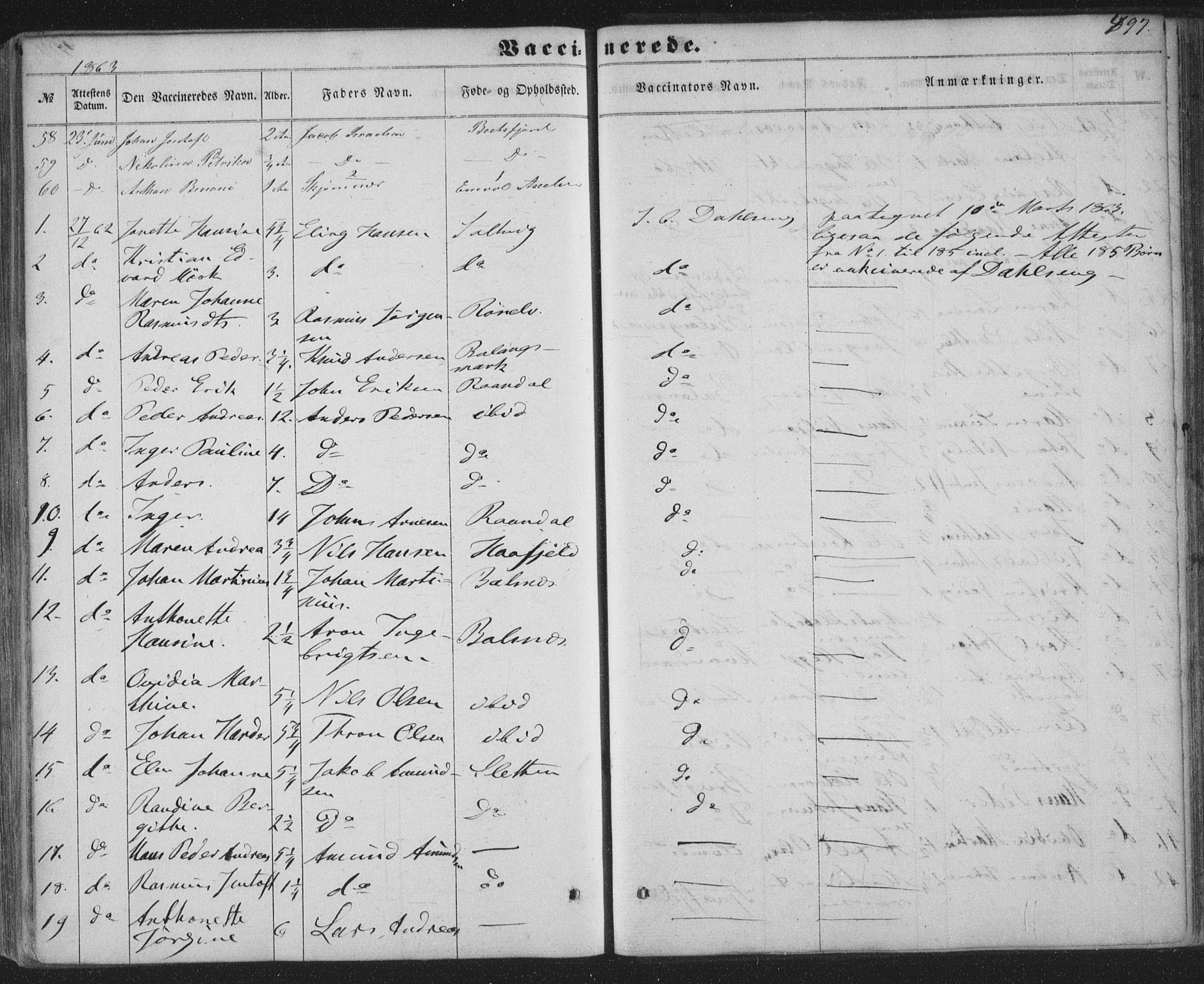 Ministerialprotokoller, klokkerbøker og fødselsregistre - Nordland, SAT/A-1459/863/L0896: Parish register (official) no. 863A08, 1861-1871, p. 497
