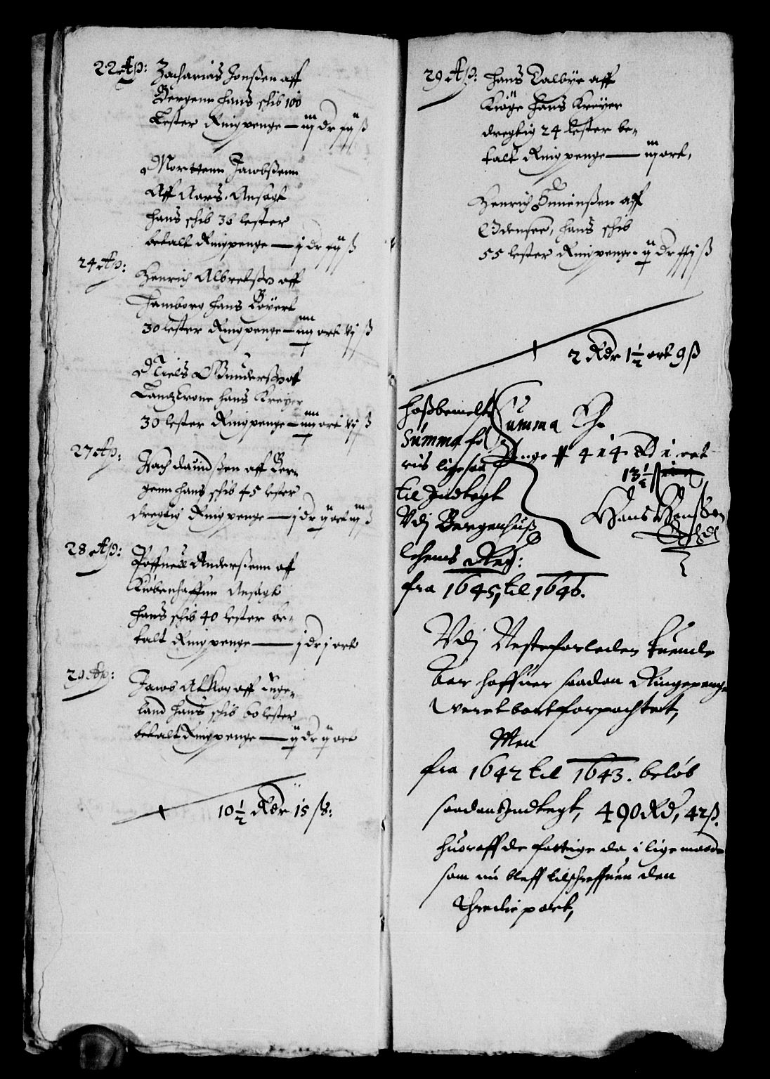Rentekammeret inntil 1814, Reviderte regnskaper, Lensregnskaper, AV/RA-EA-5023/R/Rb/Rbt/L0101: Bergenhus len, 1645-1646