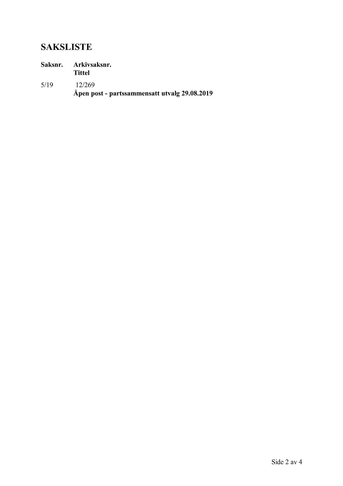 Klæbu Kommune, TRKO/KK/11-PSU/L004: Partssammensatt utvalg - Møtedokumenter, 2019, p. 32