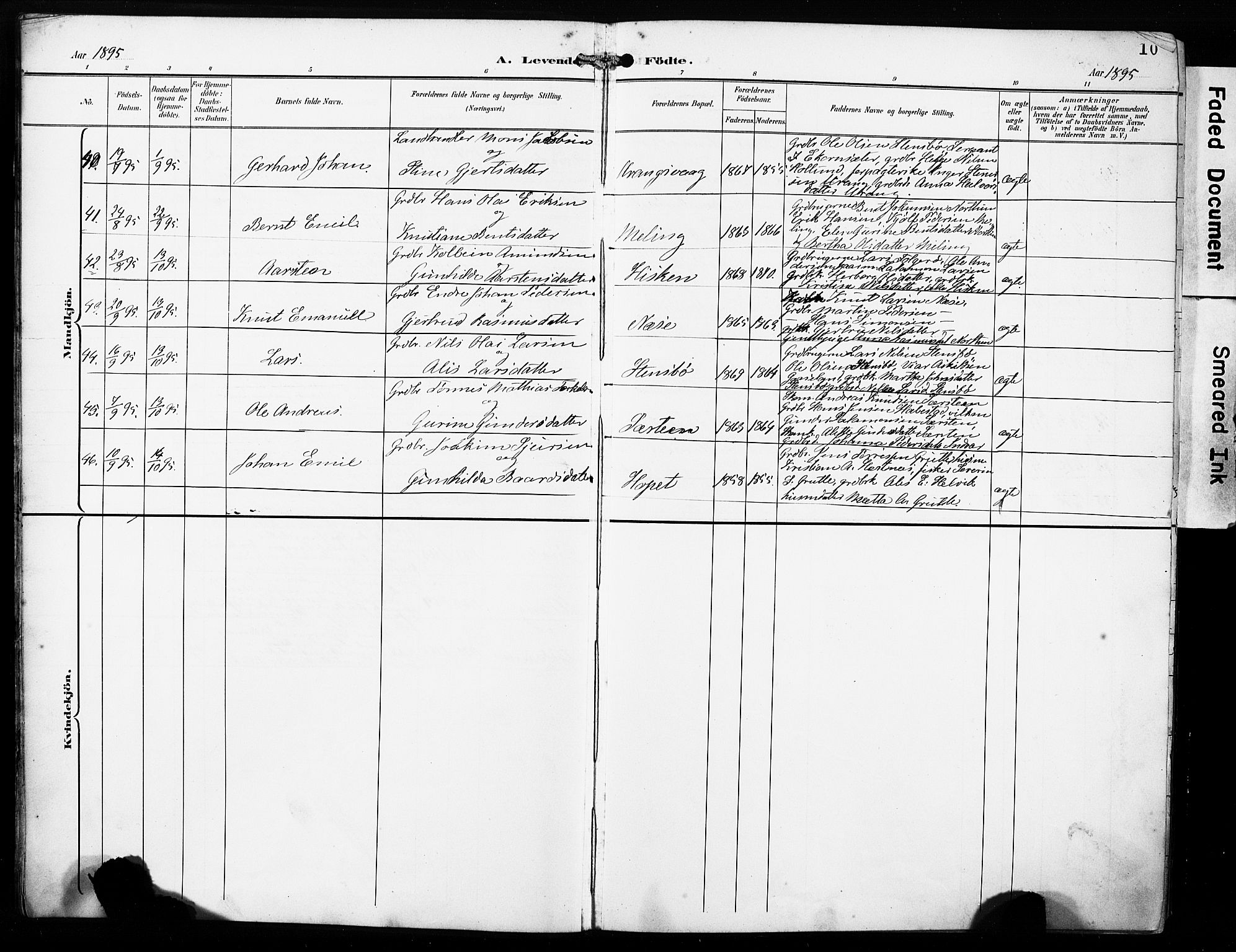 Finnås sokneprestembete, AV/SAB-A-99925/H/Ha/Haa/Haac/L0002: Parish register (official) no. C 2, 1895-1904, p. 10