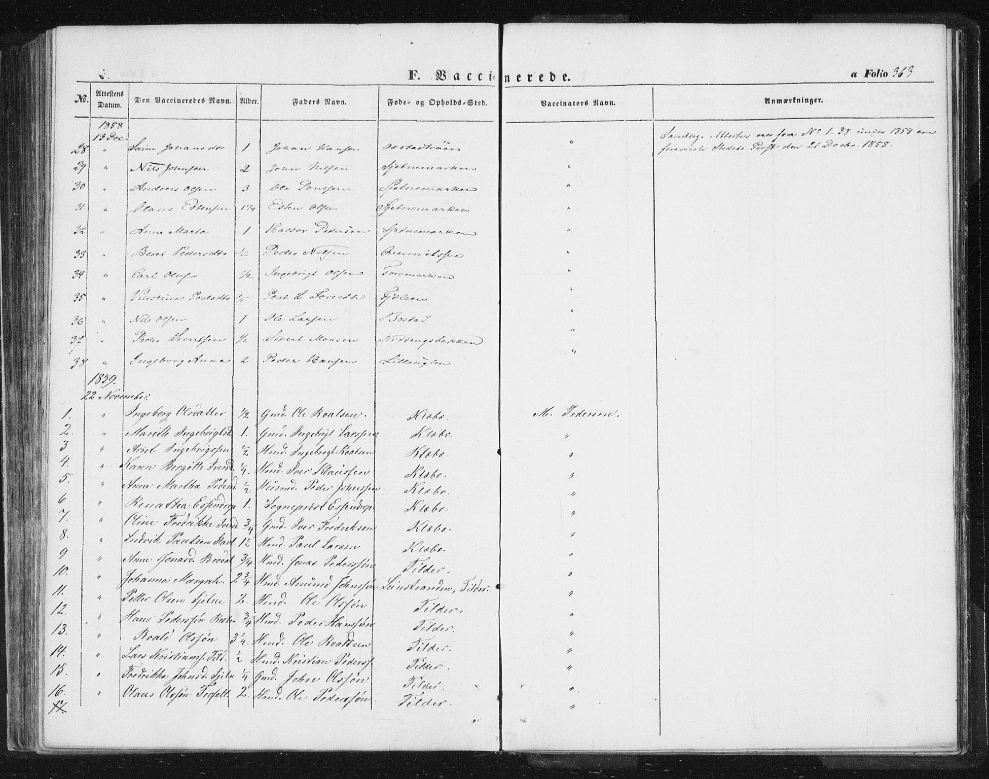 Ministerialprotokoller, klokkerbøker og fødselsregistre - Sør-Trøndelag, SAT/A-1456/618/L0441: Parish register (official) no. 618A05, 1843-1862, p. 363