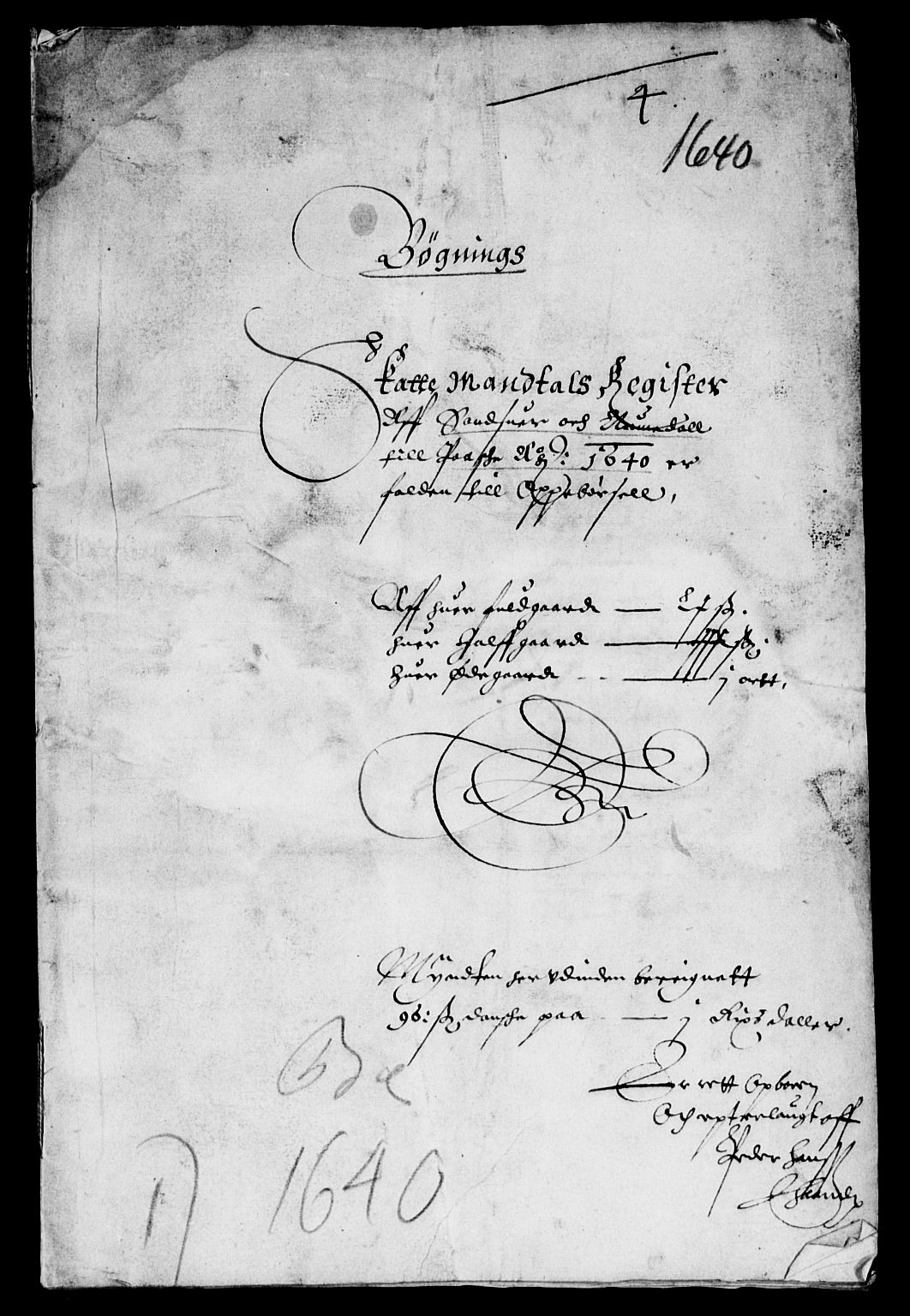 Rentekammeret inntil 1814, Reviderte regnskaper, Lensregnskaper, RA/EA-5023/R/Rb/Rbn/L0002: Numedal og Sandsvær len, 1638-1643