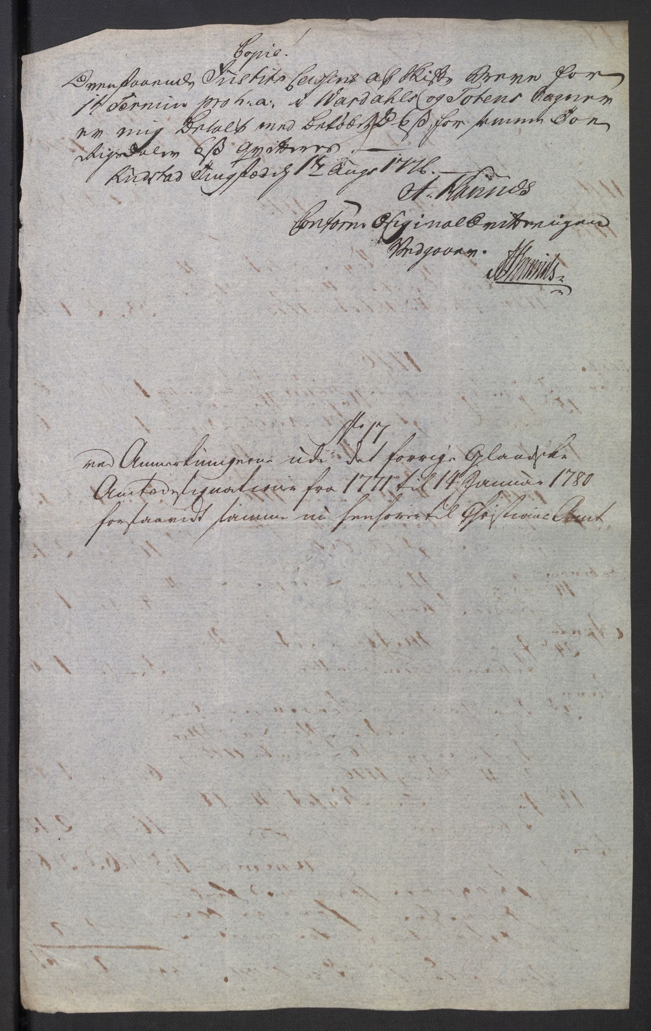 Rentekammeret inntil 1814, Reviderte regnskaper, Mindre regnskaper, AV/RA-EA-4068/Rb/L0014: Opplands amt, 1771-1779, p. 900