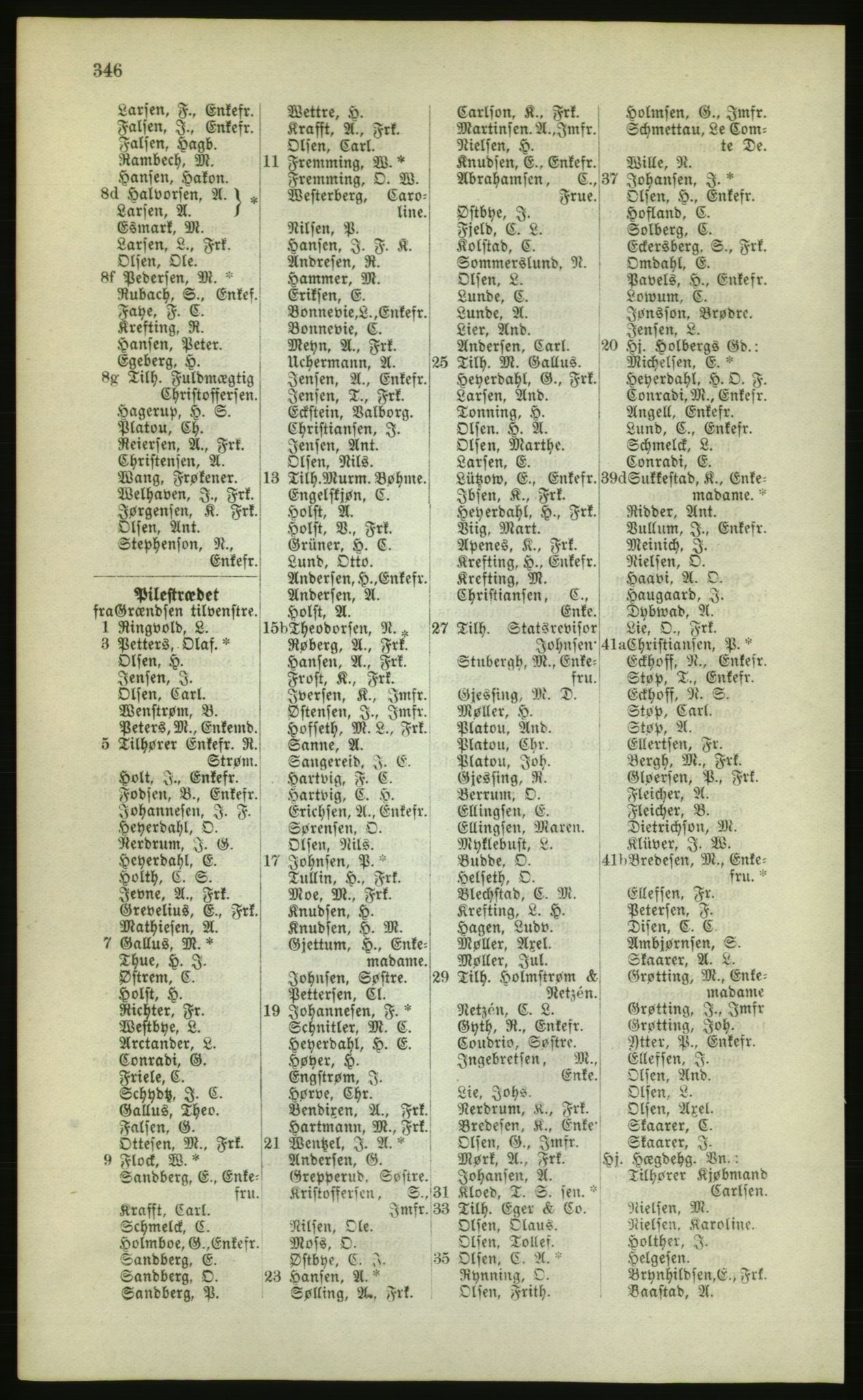 Kristiania/Oslo adressebok, PUBL/-, 1880, p. 346