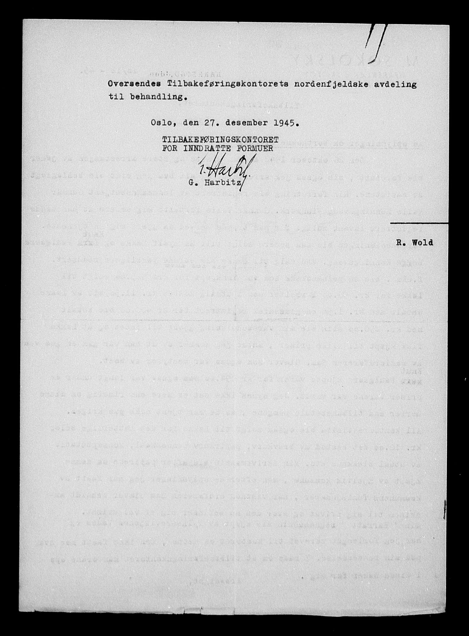 Justisdepartementet, Tilbakeføringskontoret for inndratte formuer, AV/RA-S-1564/H/Hc/Hcb/L0915: --, 1945-1947, p. 269