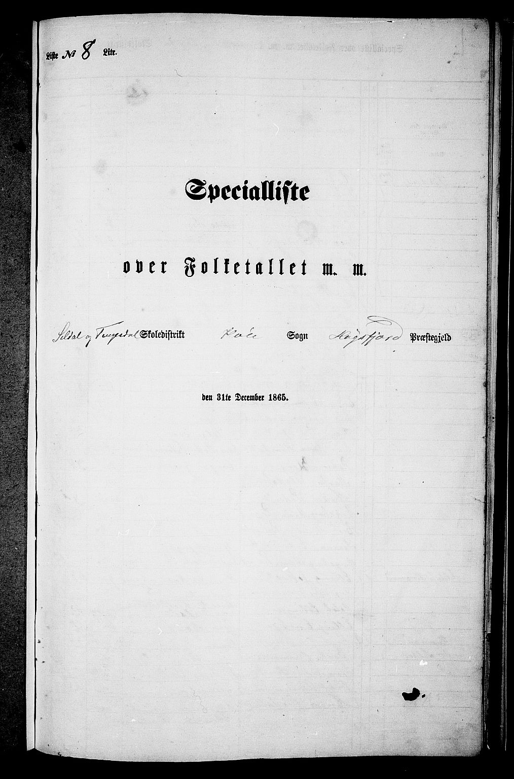 RA, 1865 census for Høgsfjord, 1865, p. 117