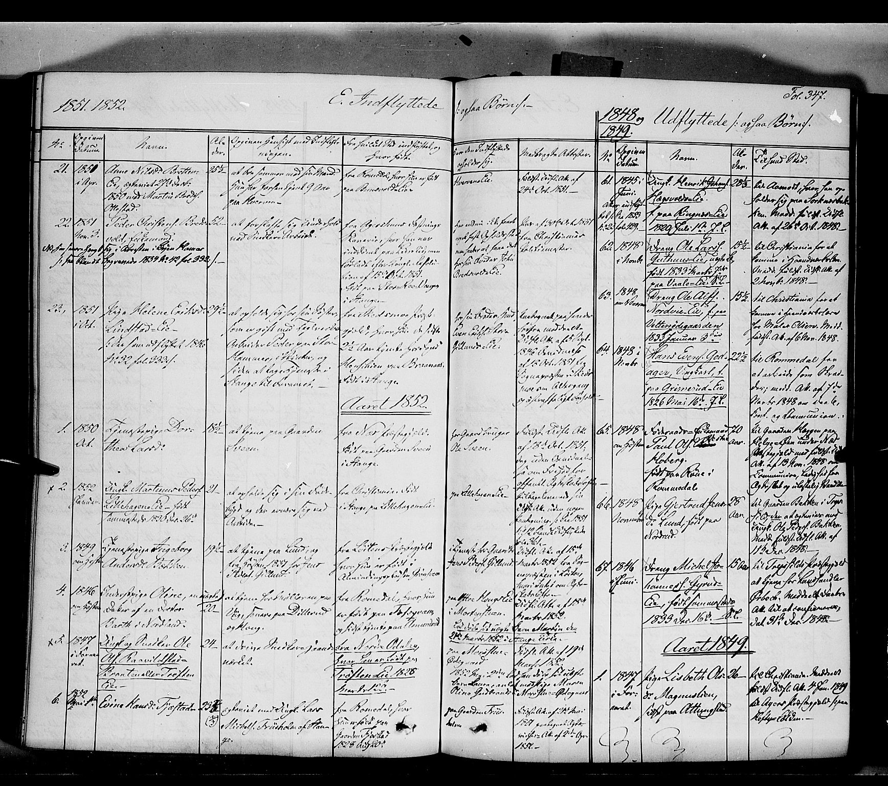 Stange prestekontor, AV/SAH-PREST-002/K/L0011: Parish register (official) no. 11, 1846-1852, p. 347