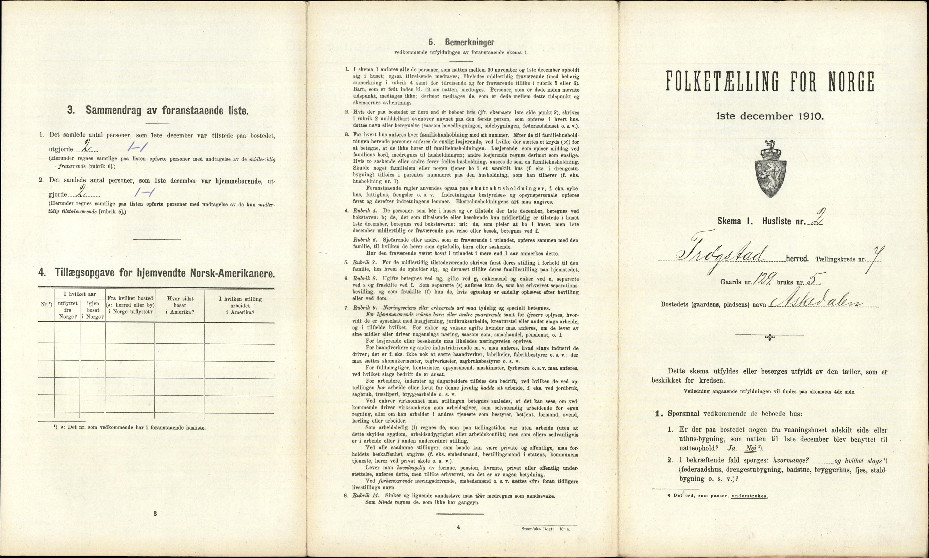 RA, 1910 census for Trøgstad, 1910, p. 1055