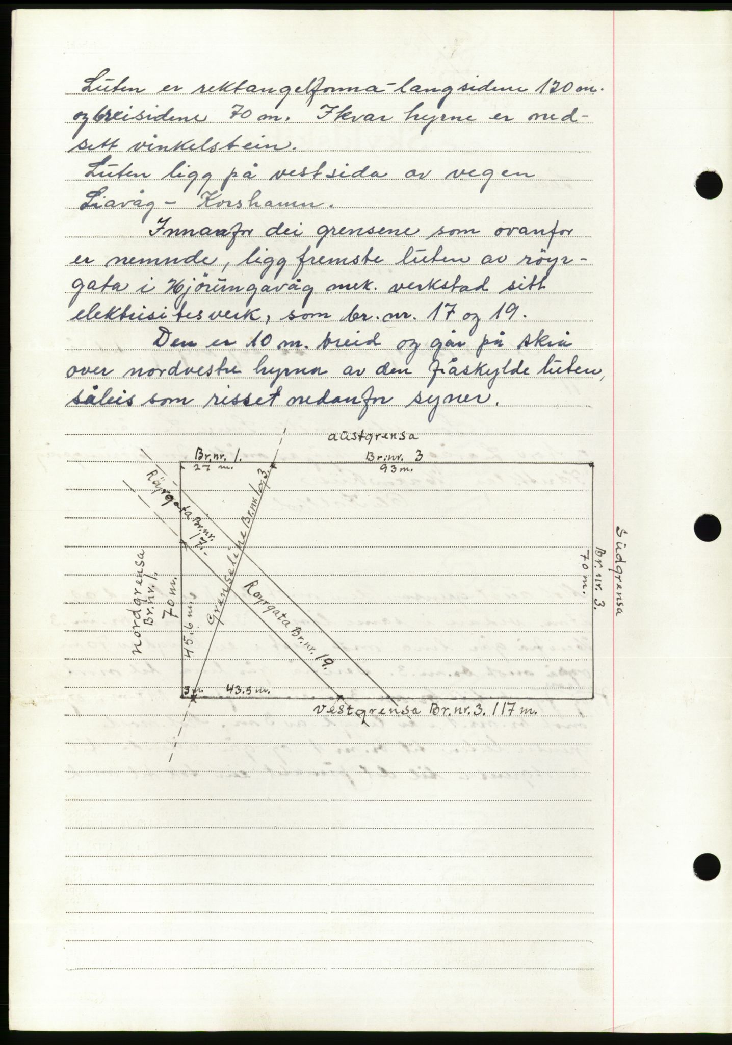 Søre Sunnmøre sorenskriveri, AV/SAT-A-4122/1/2/2C/L0078: Mortgage book no. 4A, 1946-1946, Diary no: : 147/1946