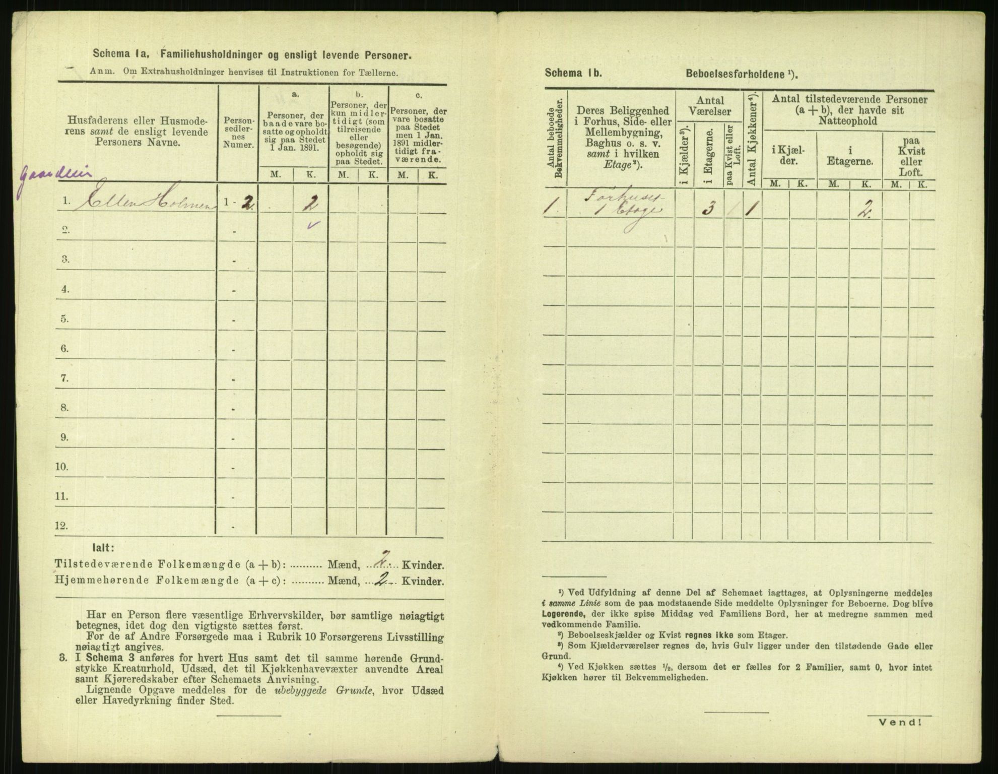 RA, 1891 census for 0301 Kristiania, 1891, p. 125859