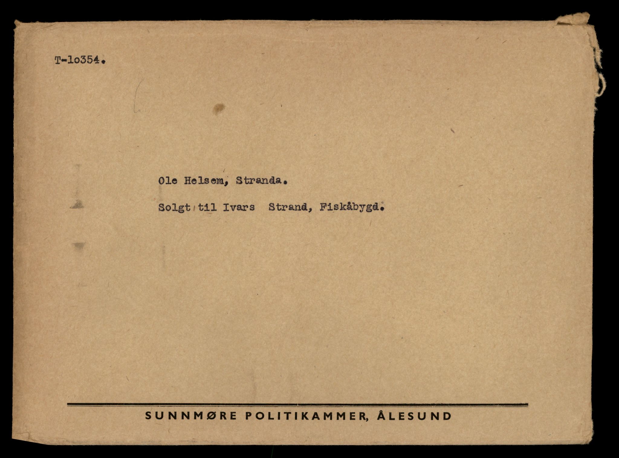 Møre og Romsdal vegkontor - Ålesund trafikkstasjon, AV/SAT-A-4099/F/Fe/L0020: Registreringskort for kjøretøy T 10351 - T 10470, 1927-1998, p. 101