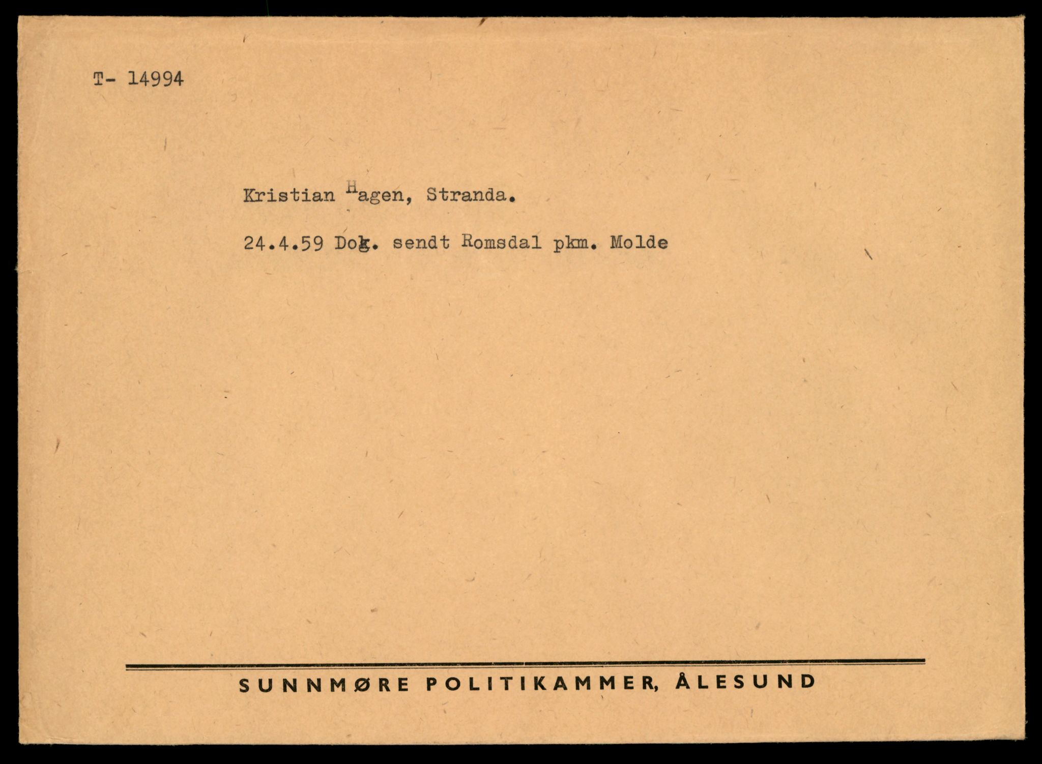 Møre og Romsdal vegkontor - Ålesund trafikkstasjon, AV/SAT-A-4099/F/Fe/L0049: Registreringskort for kjøretøy T 14864 - T 18613, 1927-1998, p. 3147