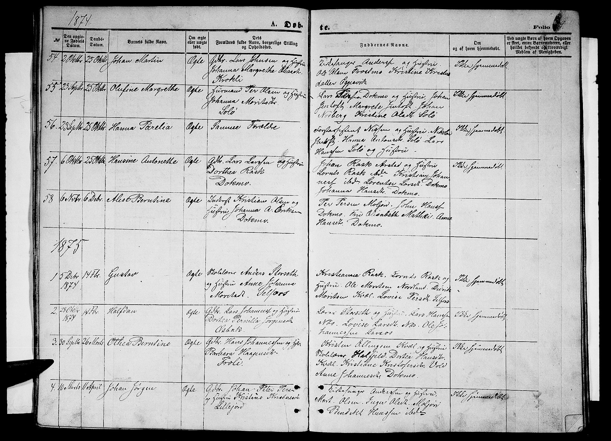 Ministerialprotokoller, klokkerbøker og fødselsregistre - Nordland, SAT/A-1459/846/L0653: Parish register (copy) no. 846C03, 1872-1887, p. 18