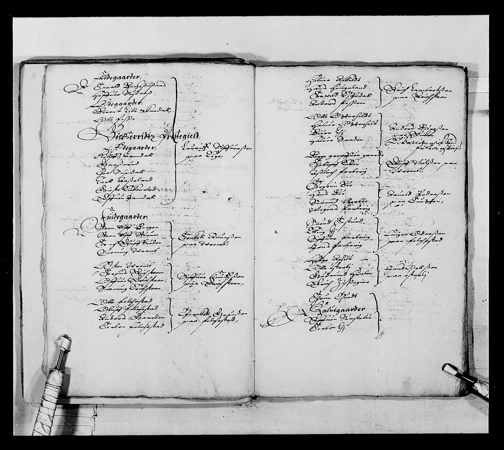 Stattholderembetet 1572-1771, AV/RA-EA-2870/Ek/L0022/0005: Jordebøker 1633-1658: / En liste over soldatlegg og en liste over gårder i Bratsberg len, 1642-1644, p. 5