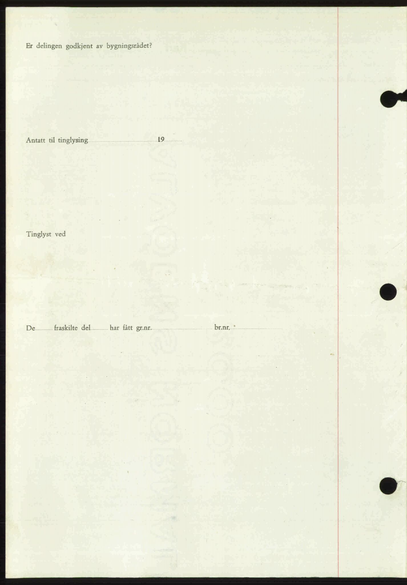 Toten tingrett, SAH/TING-006/H/Hb/Hbc/L0020: Mortgage book no. Hbc-20, 1948-1948, Diary no: : 2523/1948