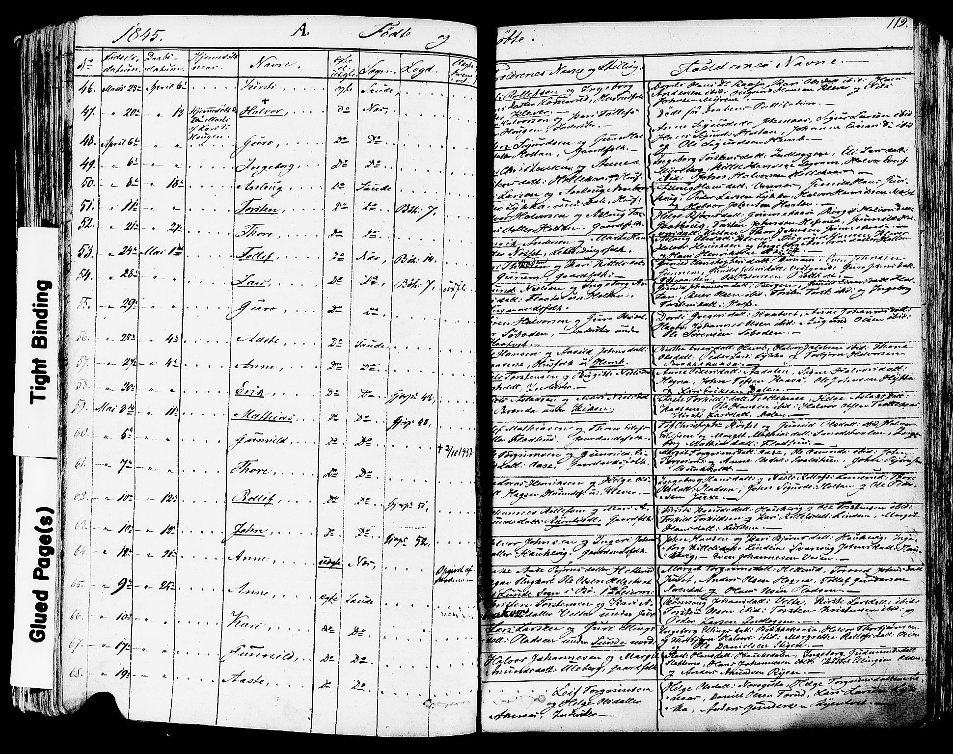 Sauherad kirkebøker, AV/SAKO-A-298/F/Fa/L0006: Parish register (official) no. I 6, 1827-1850, p. 112