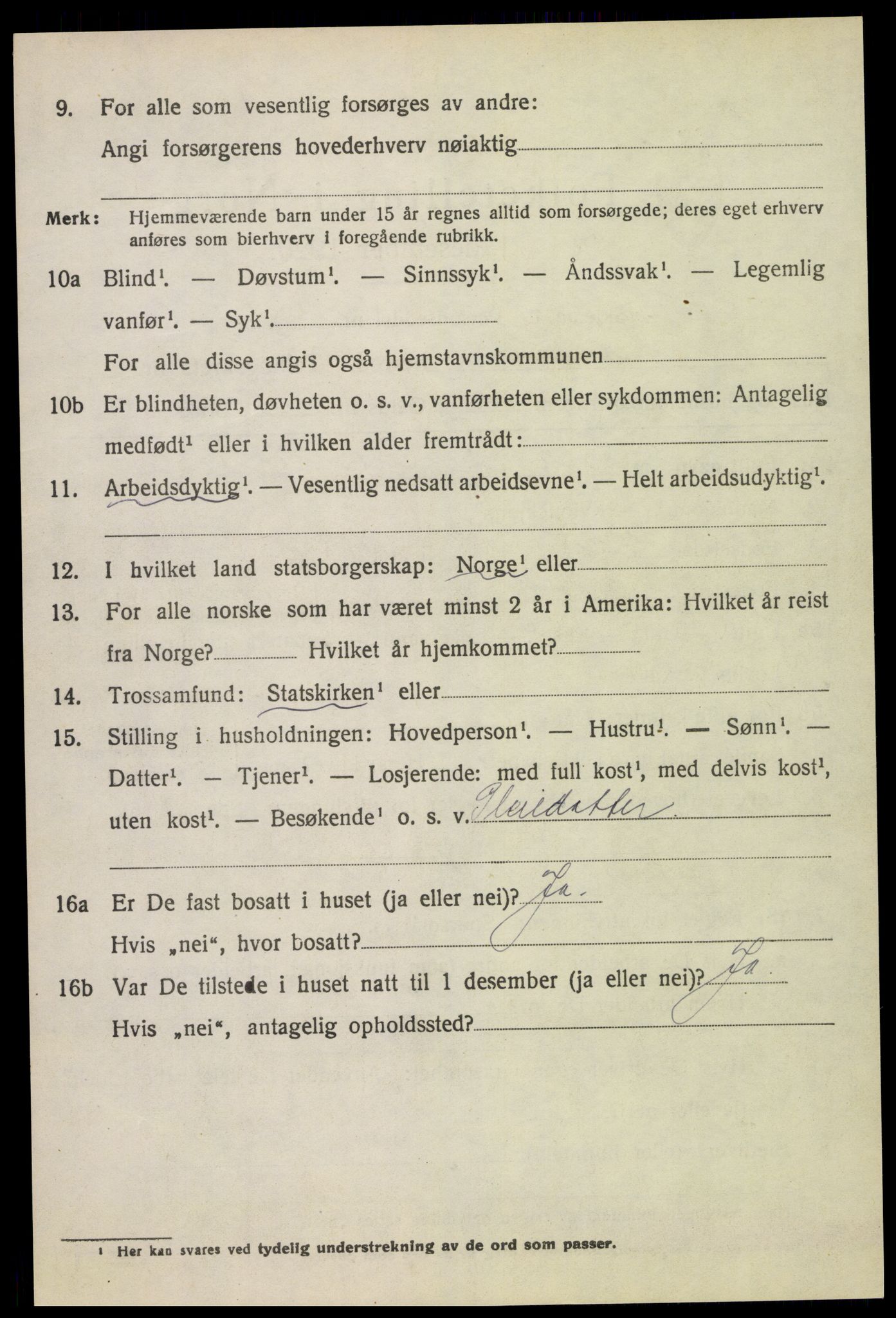SAH, 1920 census for Sør-Odal, 1920, p. 14192