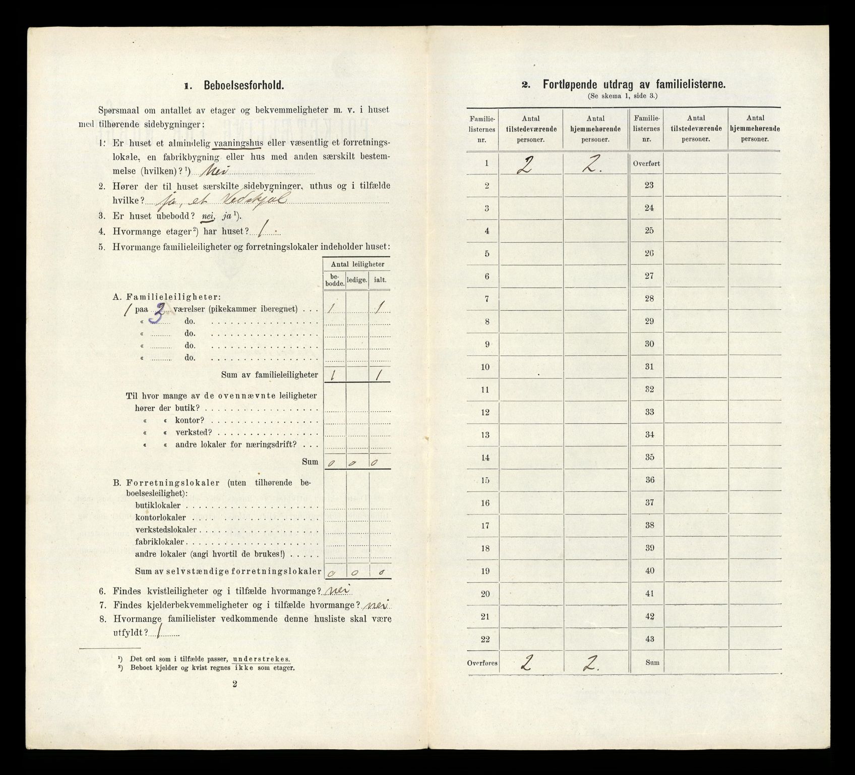 RA, 1910 census for Grimstad, 1910, p. 619