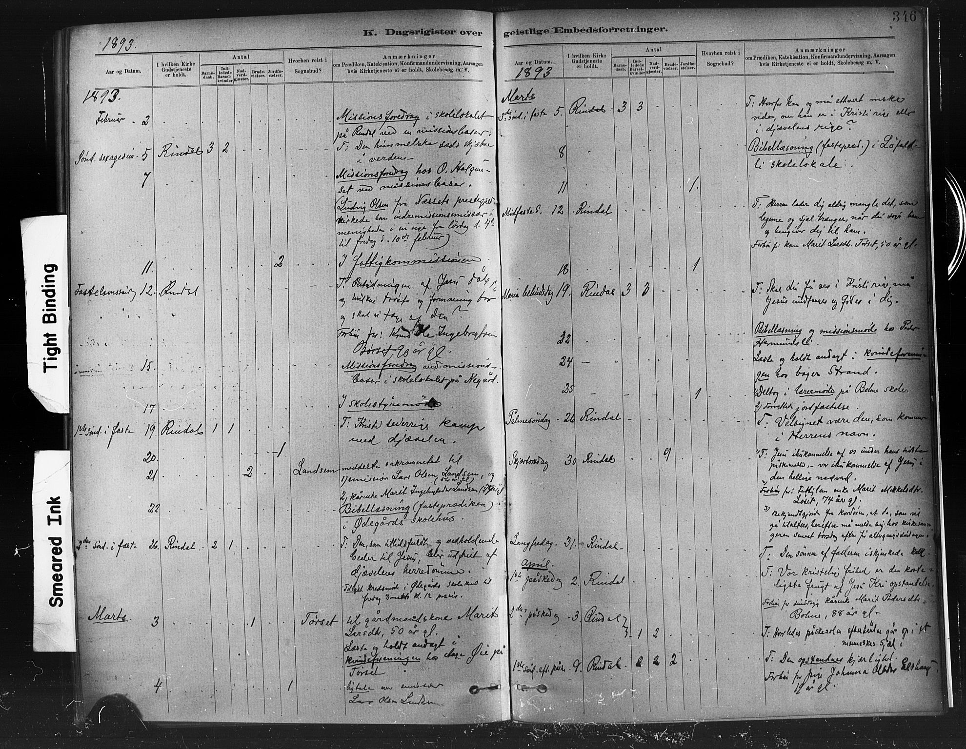 Ministerialprotokoller, klokkerbøker og fødselsregistre - Møre og Romsdal, AV/SAT-A-1454/598/L1069: Parish register (official) no. 598A03, 1882-1895, p. 346