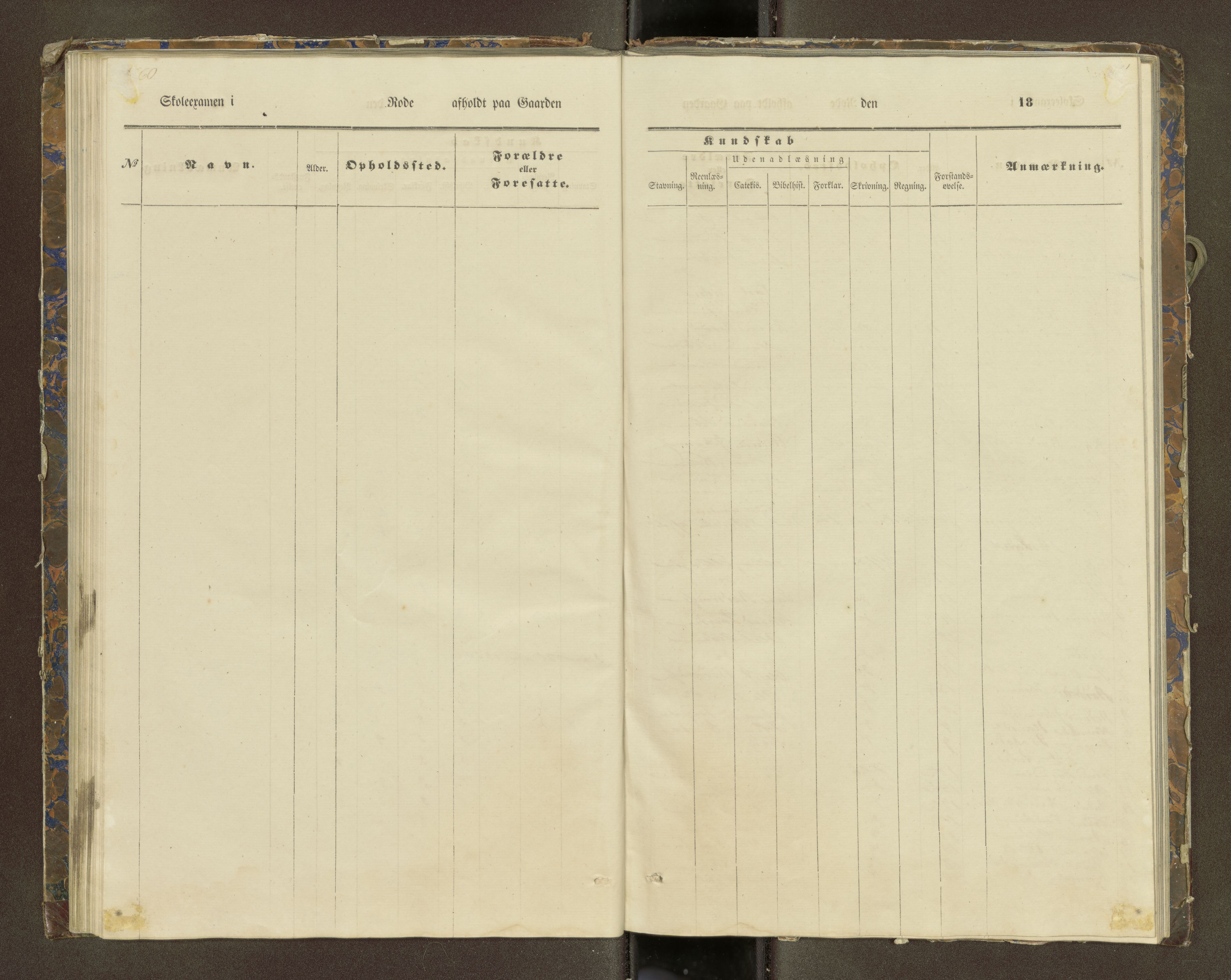 Ulstein sokneprestkontor, AV/SAT-A-1005/1/III/III2/III2f/L0001: Skoleeksamensprotokoll, 1850-1861, p. 100